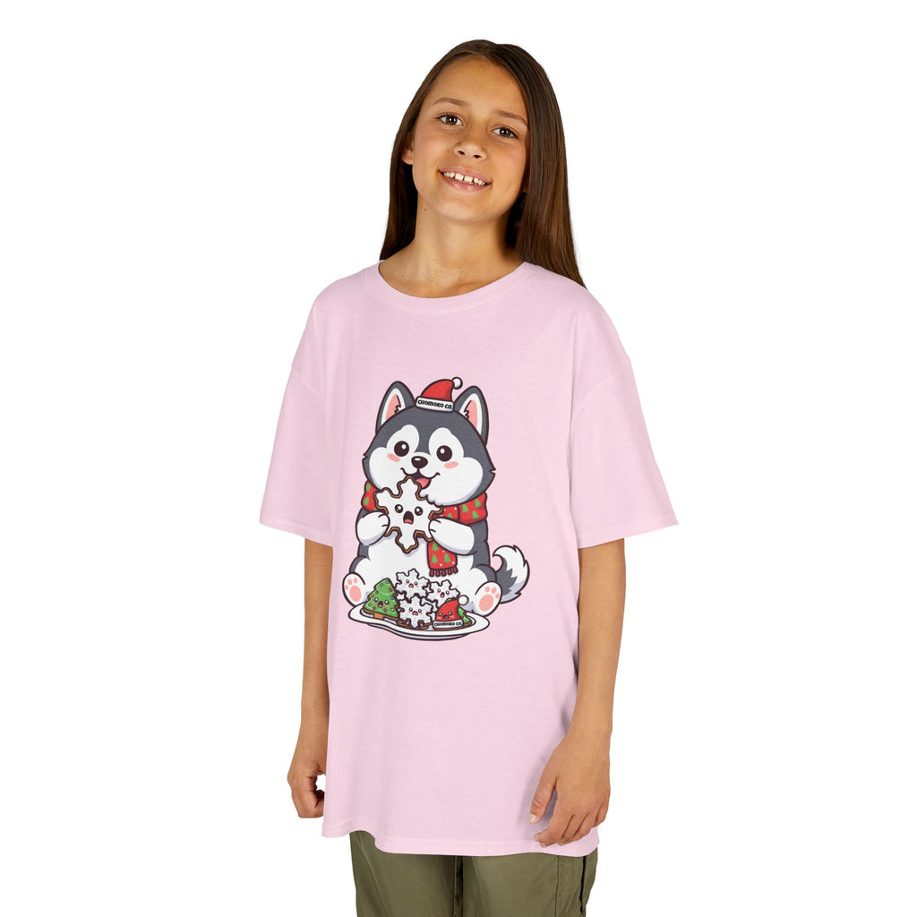 Koda eating Sugar cookies Kids Heavy Cotton™ Tee