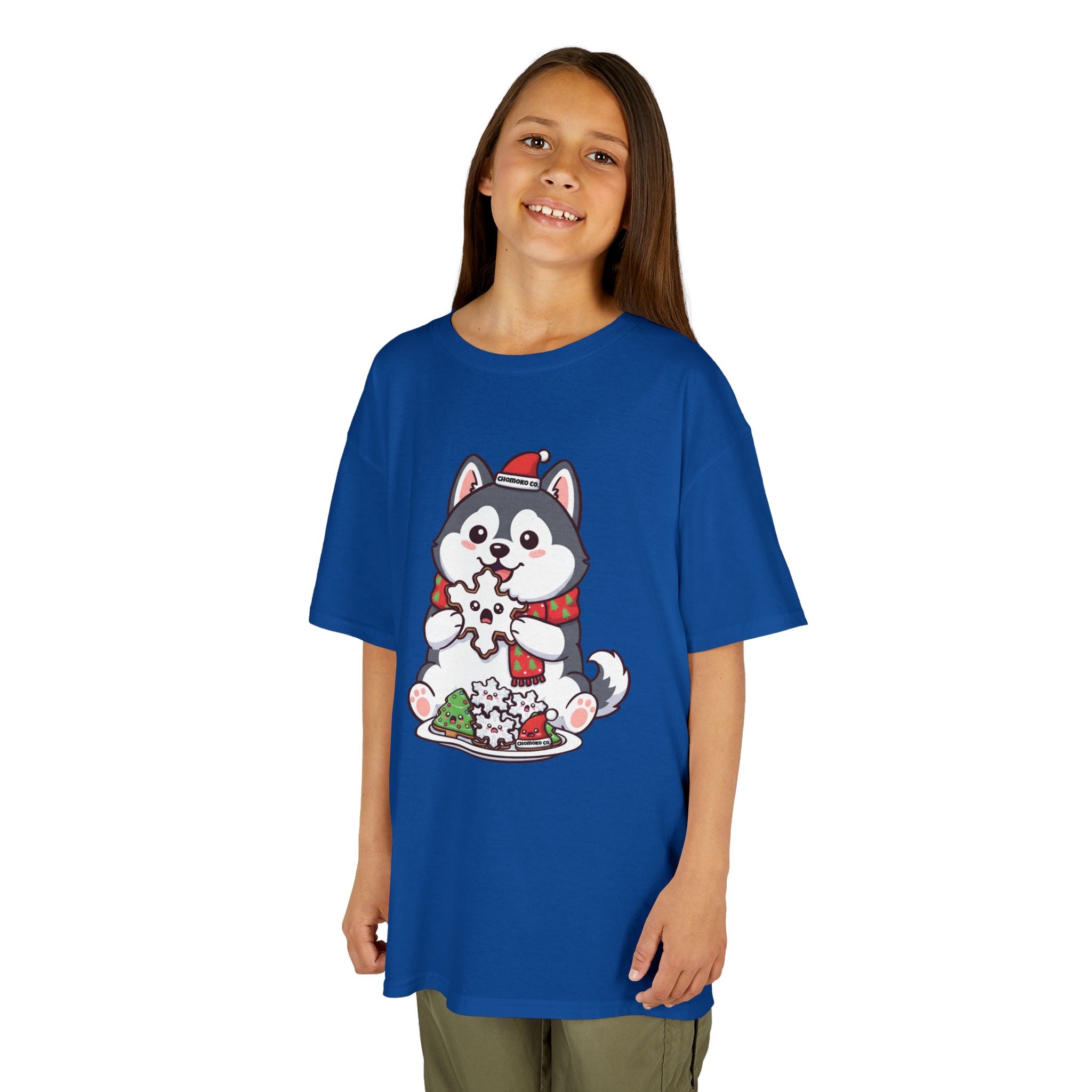 Koda eating Sugar cookies Kids Heavy Cotton™ Tee