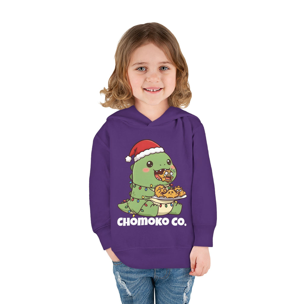 Tatsu with Christmas lights Toddler Pullover Fleece Hoodie