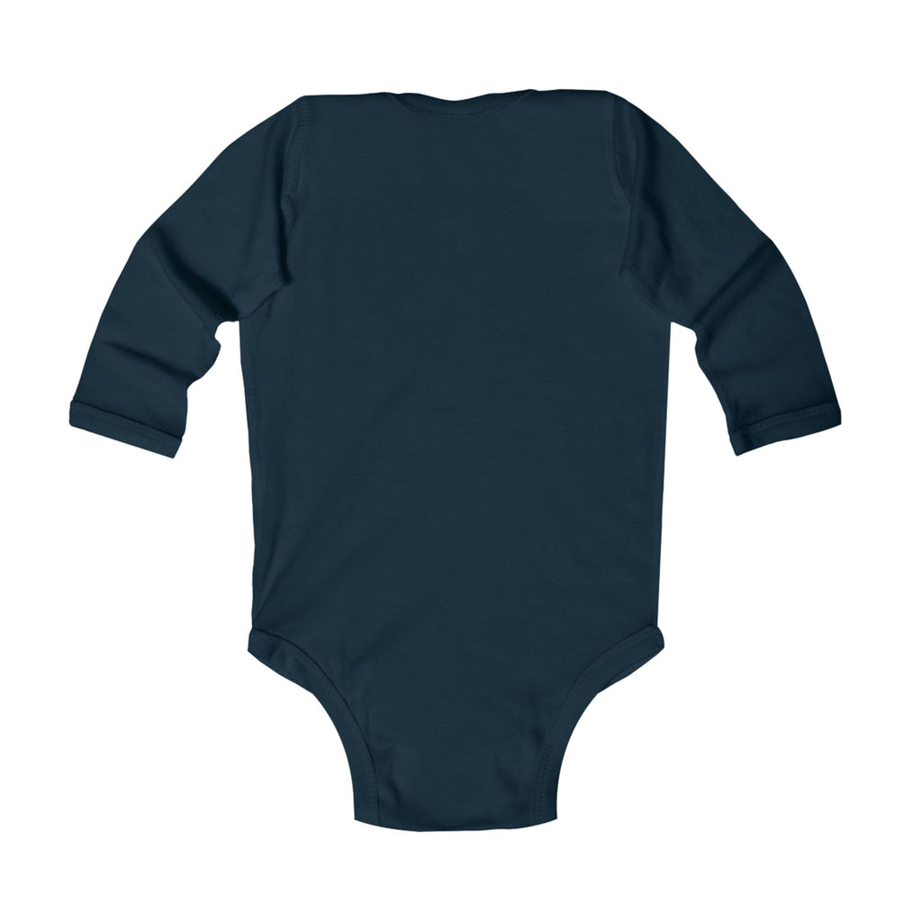 Kolby with Santa hat Infant Long Sleeve Bodysuit