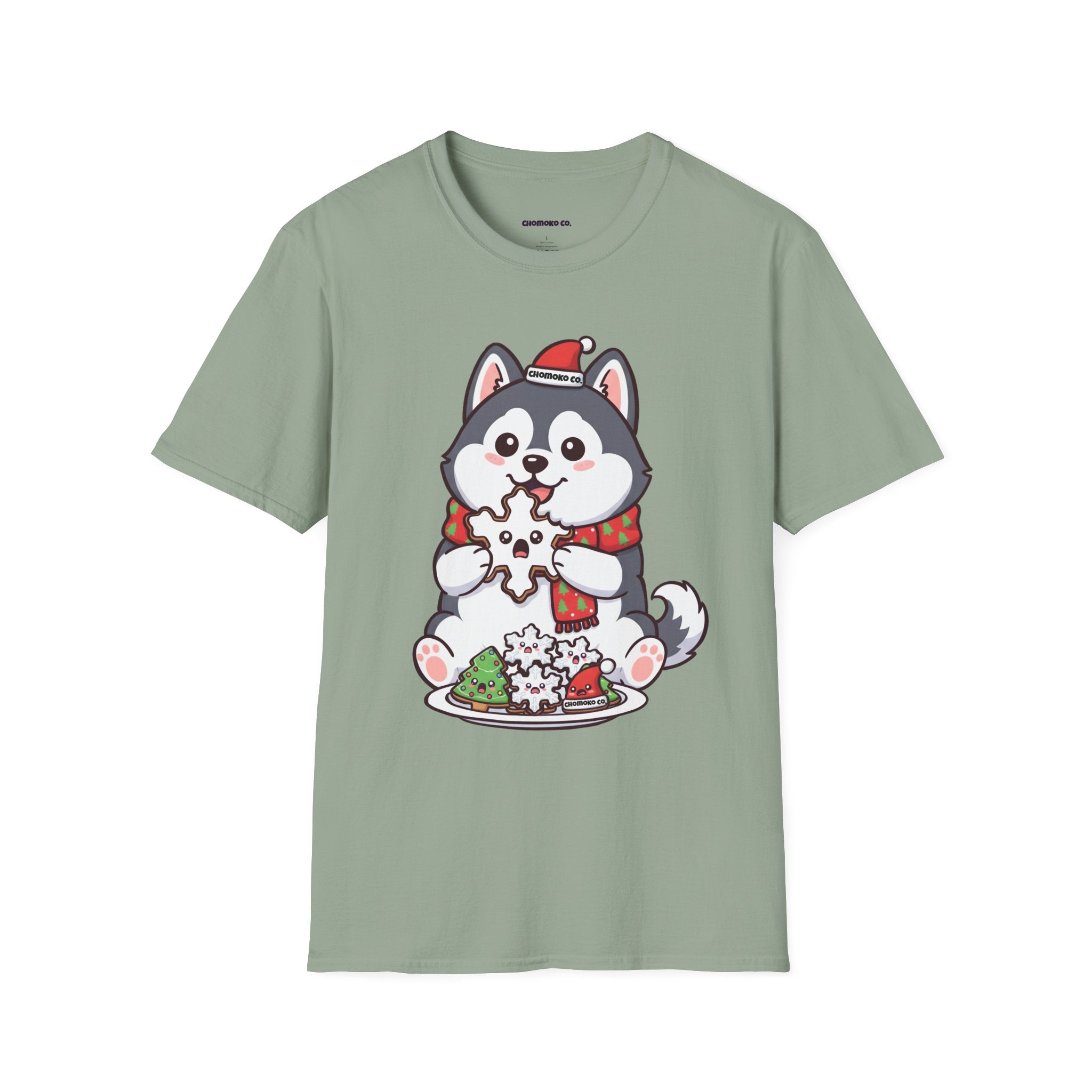 Koda eating Sugar cookies Unisex Softstyle T-Shirt