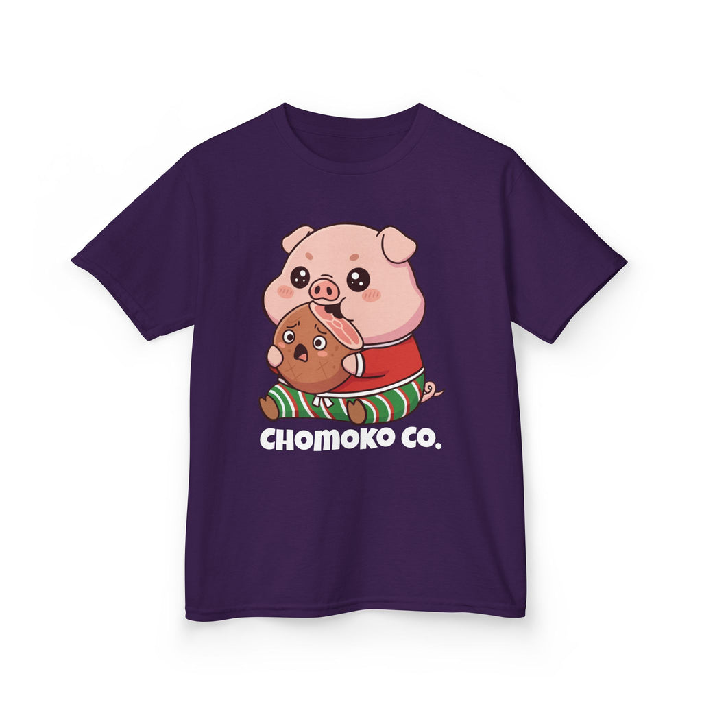 Okui in Christmas pajamas Kids Heavy Cotton™ Tee