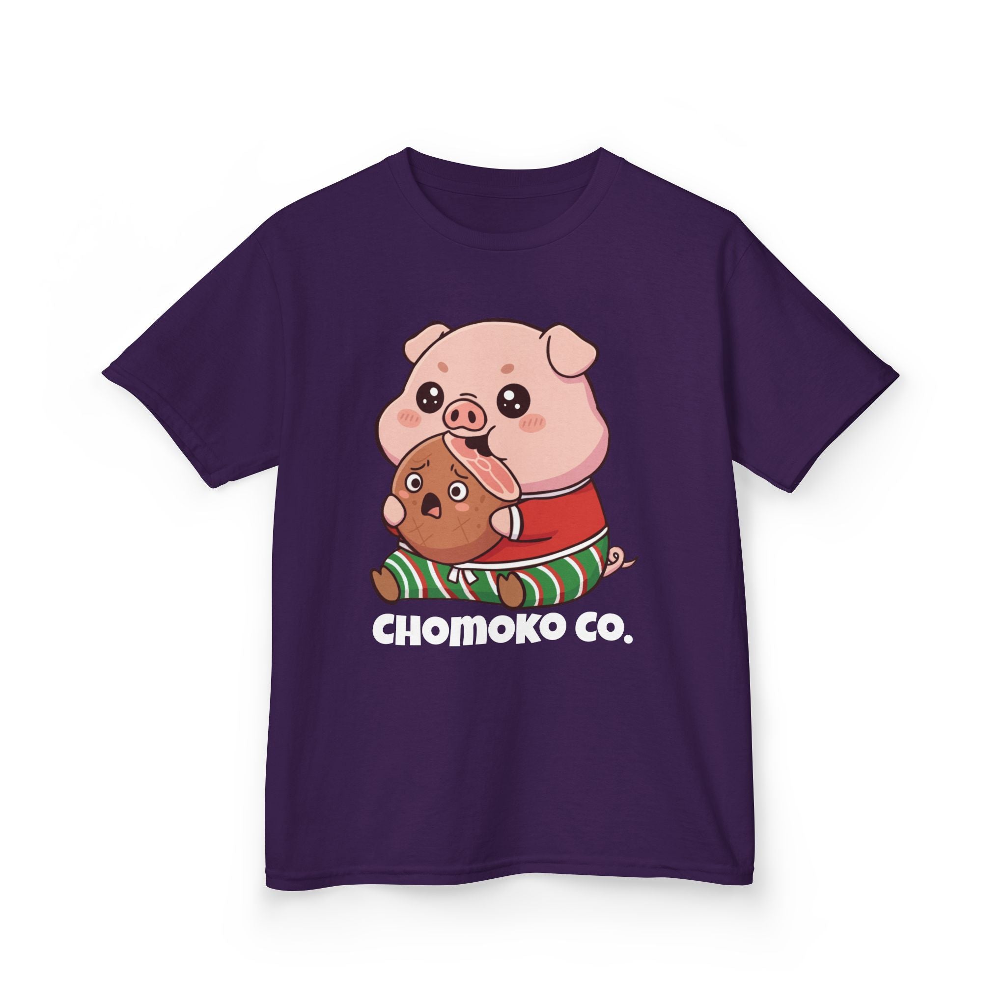 Okui in Christmas pajamas Kids Heavy Cotton™ Tee