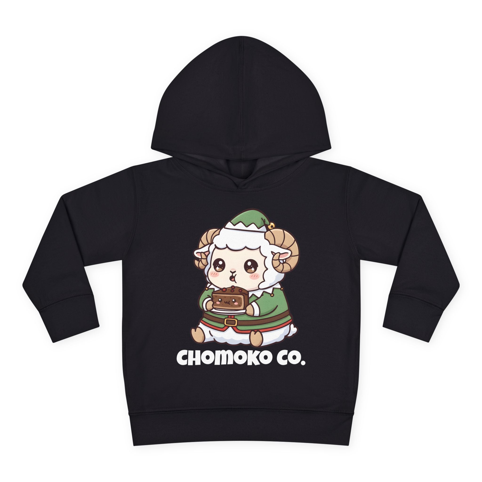 Bashi in an elf costume Toddler Pullover Fleece Hoodie