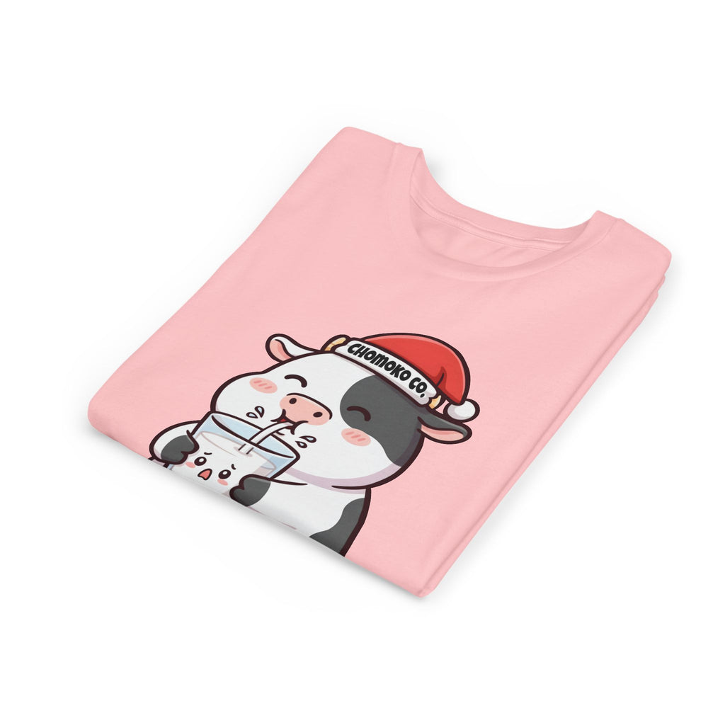 Kolby with Santa hat Youth Short Sleeve Tee