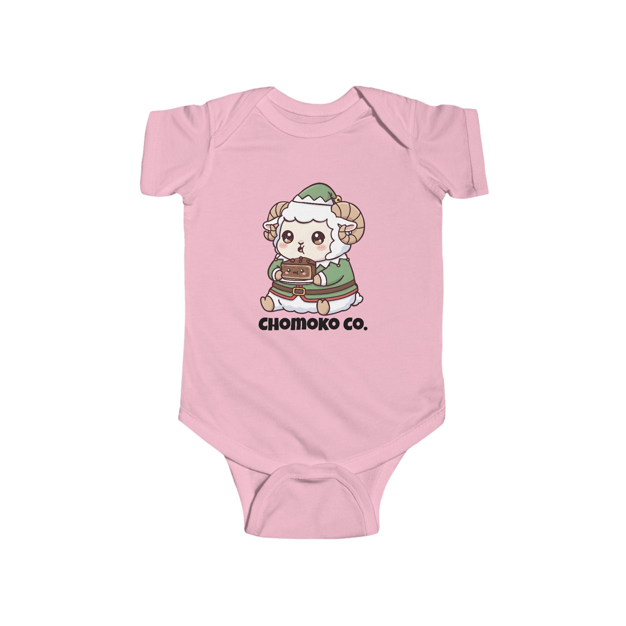 Bashi in an elf costume Infant Fine Jersey Bodysuit
