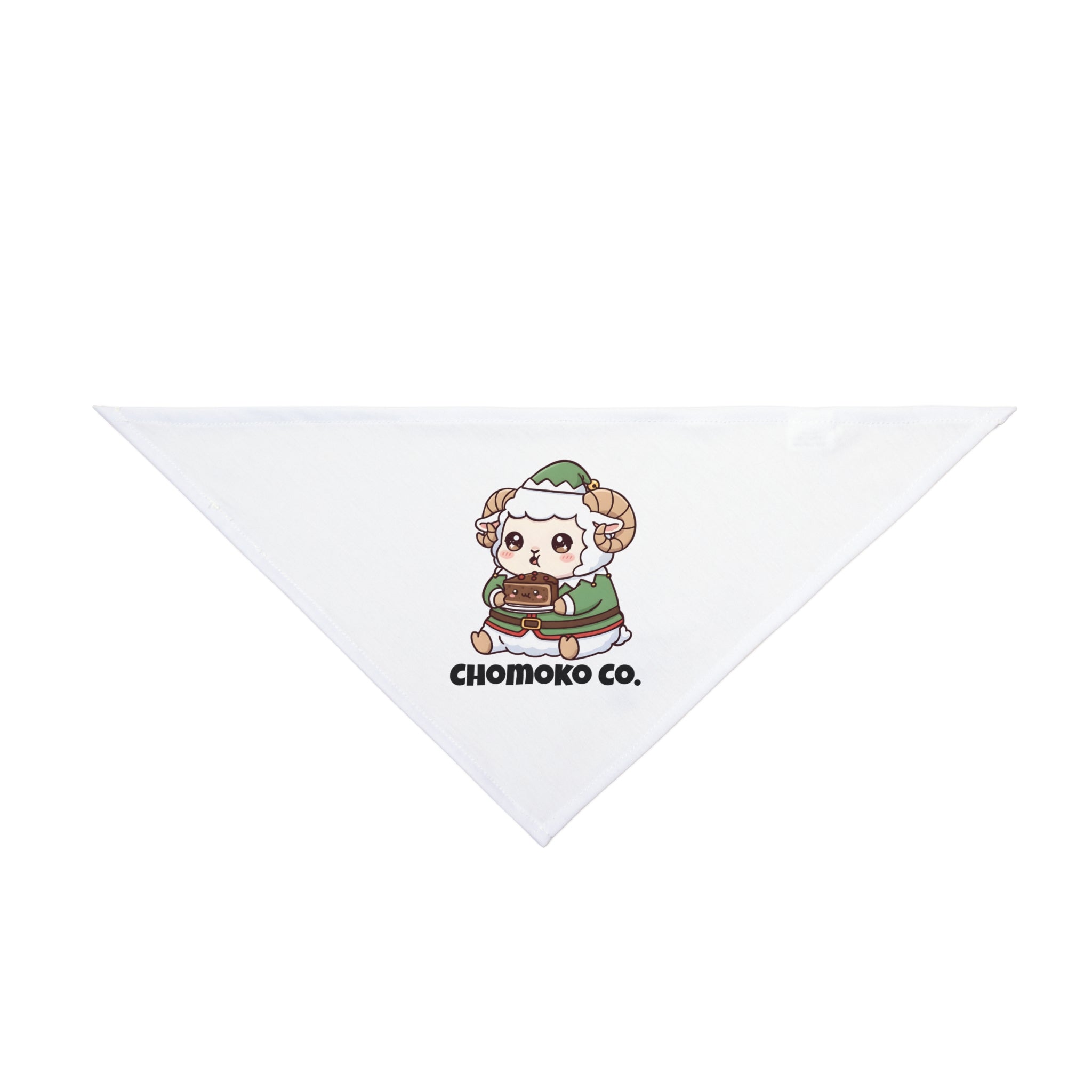 Bashi in an elf costume Pet Bandana