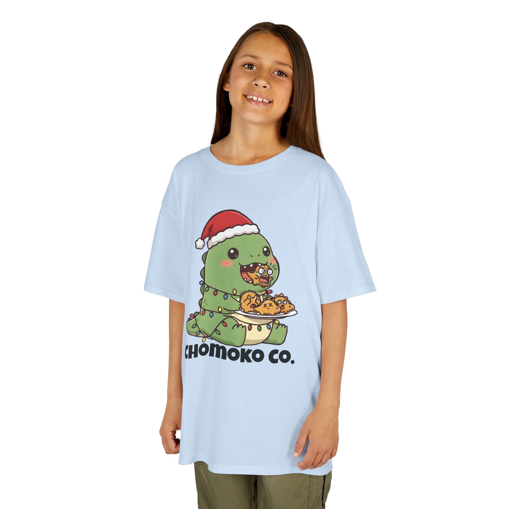 Tatsu with Christmas lights Kids Heavy Cotton™ Tee