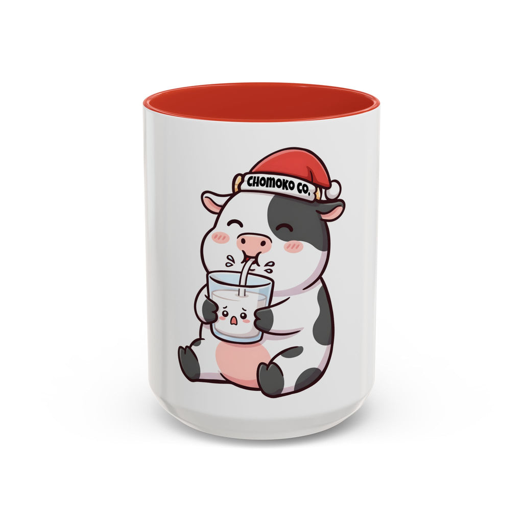 Kolby with Santa hat Accent Coffee Mug (11, 15oz)