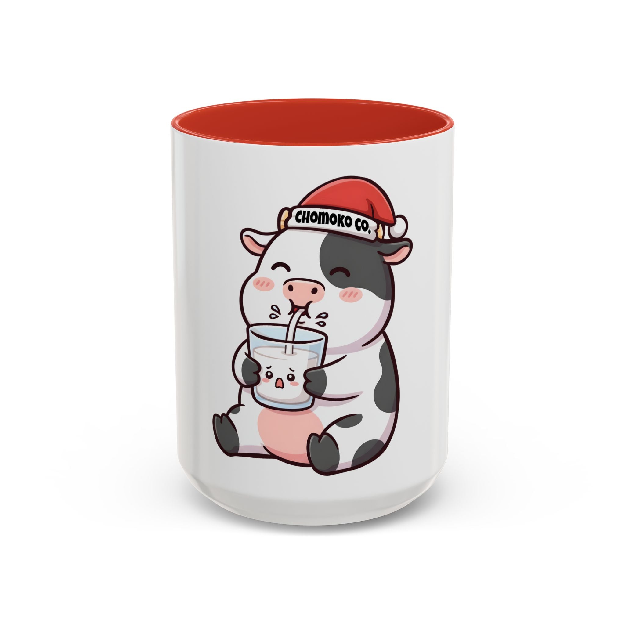 Kolby with Santa hat Accent Coffee Mug (11, 15oz)