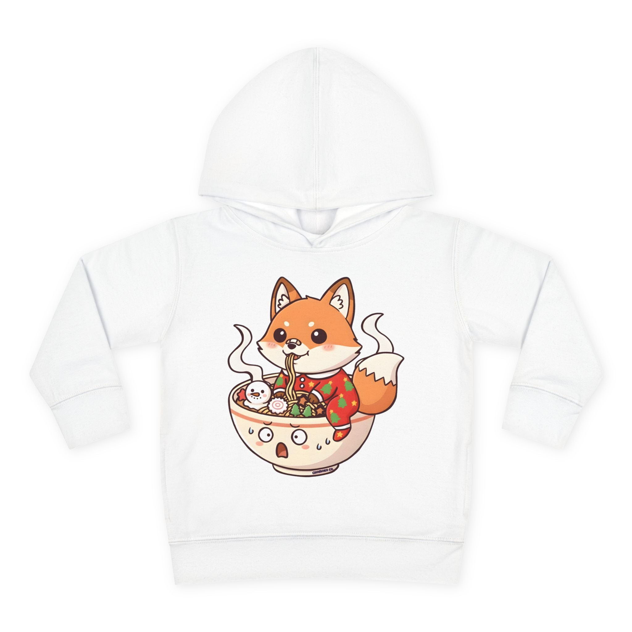 Sumi in Christmas pajamas Toddler Pullover Fleece Hoodie