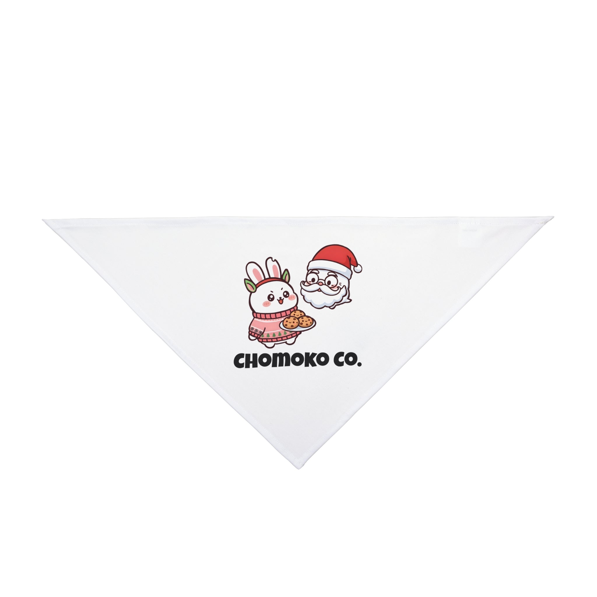 Chomoko and Santa Oji Pet Bandana