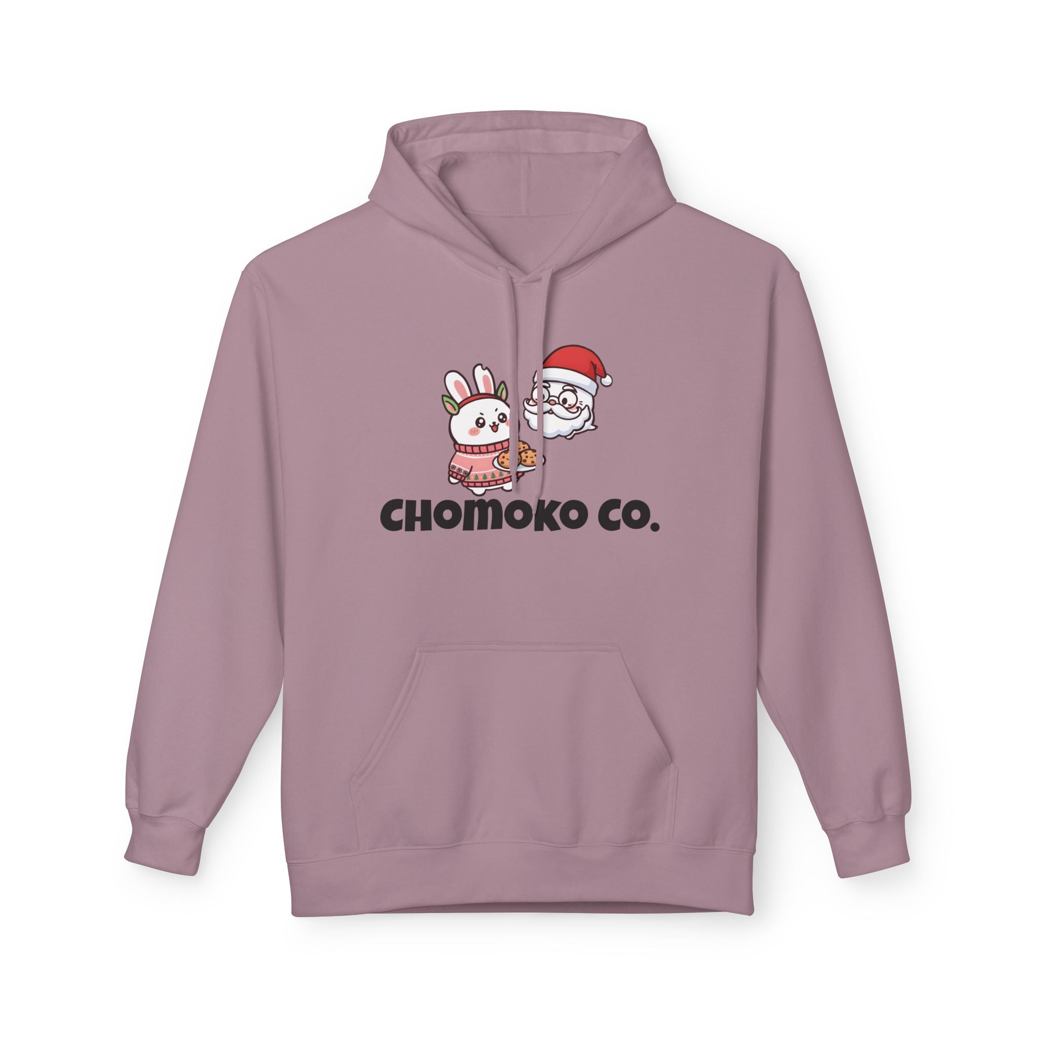 Chomoko and Santa Oji Unisex Midweight Softstyle Fleece Hoodie