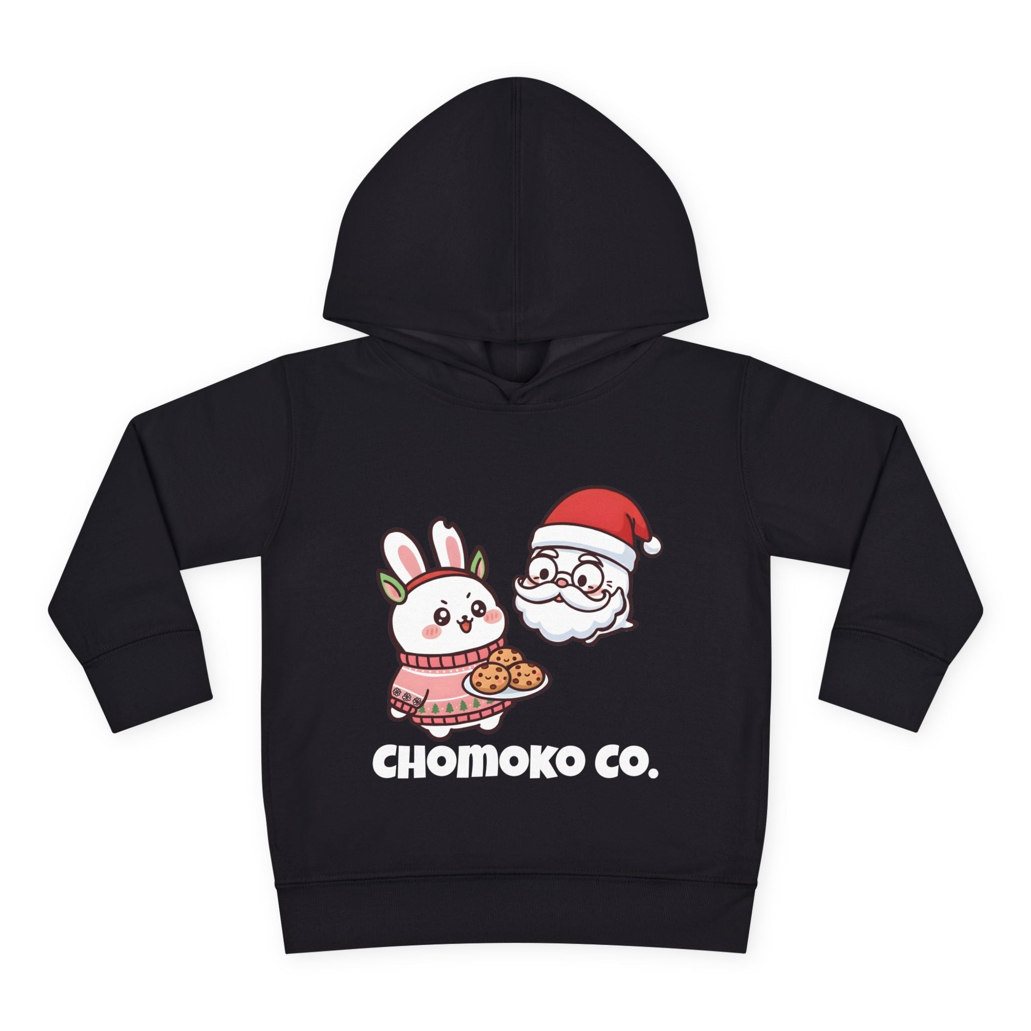 Chomoko and Santa Oji Toddler Pullover Fleece Hoodie