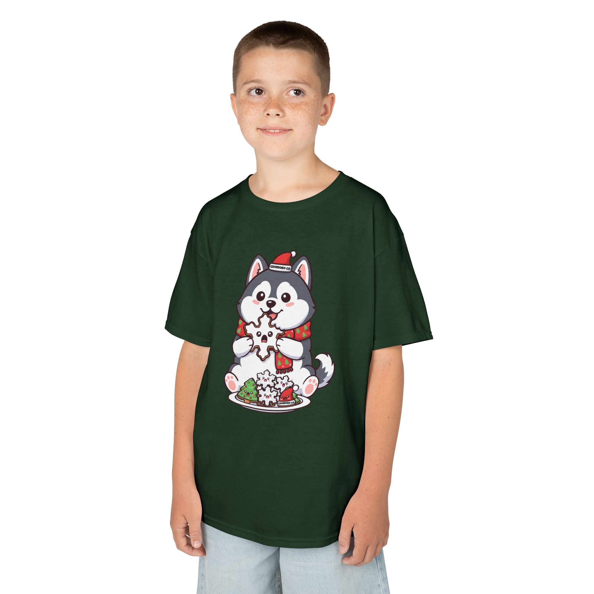 Koda eating Sugar cookies Kids Heavy Cotton™ Tee