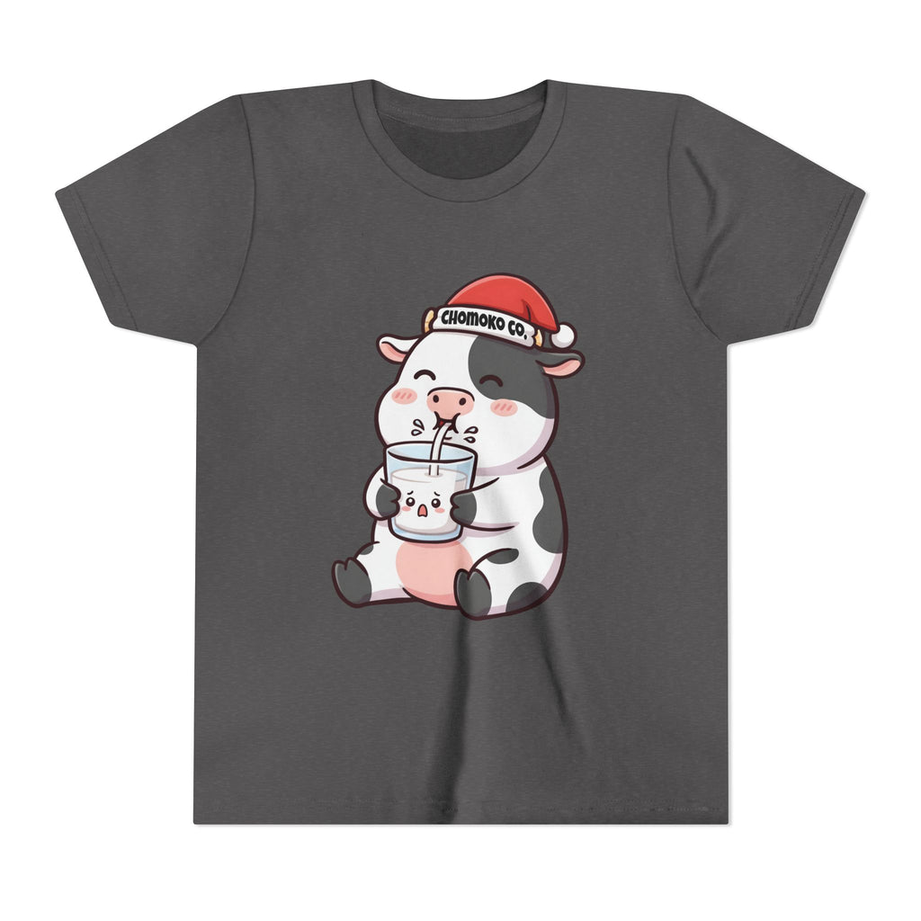 Kolby with Santa hat Youth Short Sleeve Tee