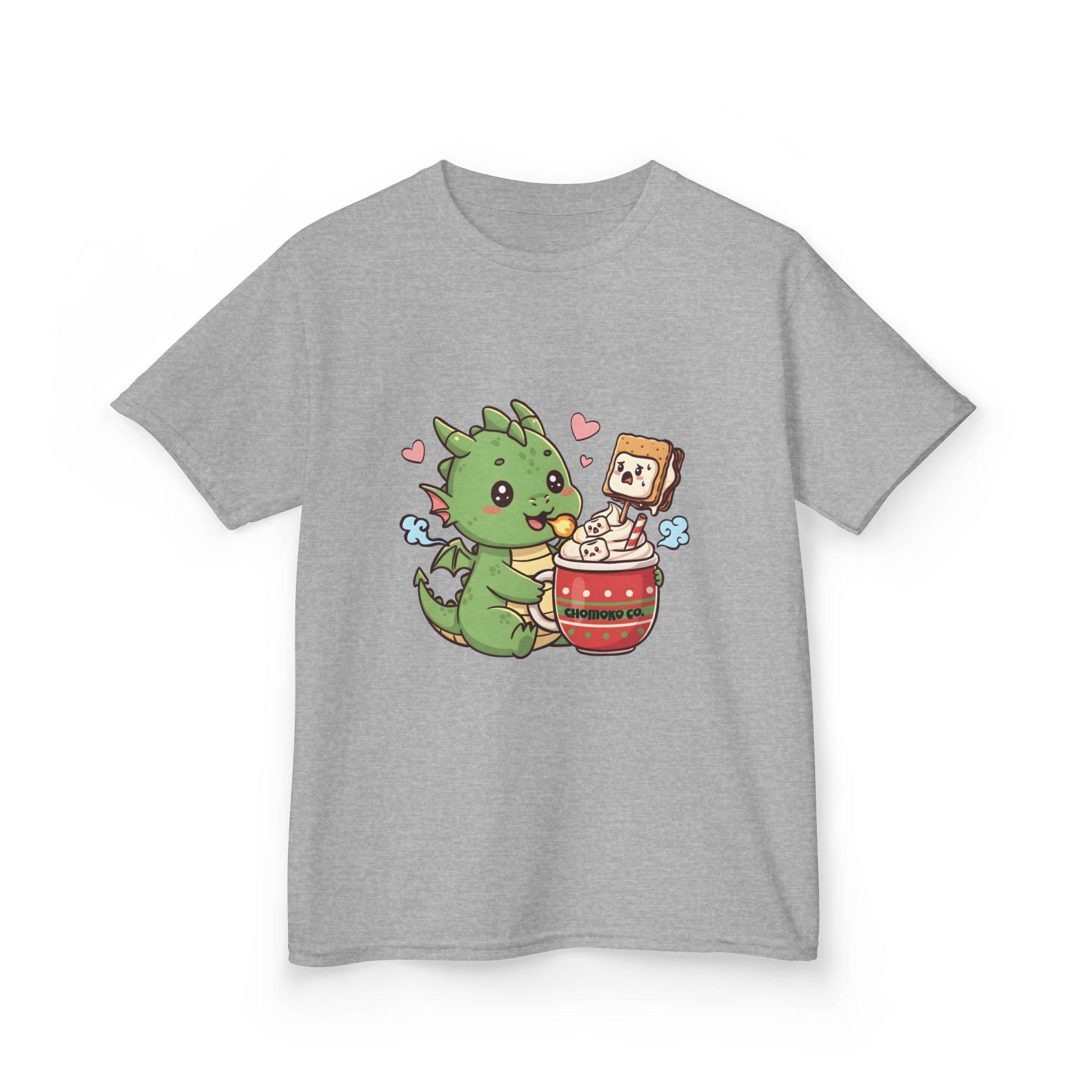 Rinzu drinking Hot chocolate Kids Heavy Cotton™ Tee