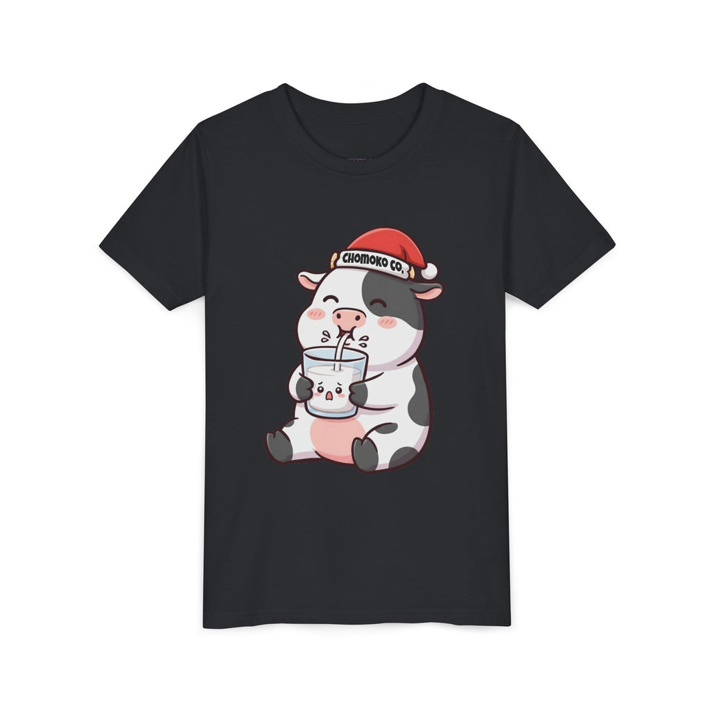 Kolby with Santa hat Youth Short Sleeve Tee