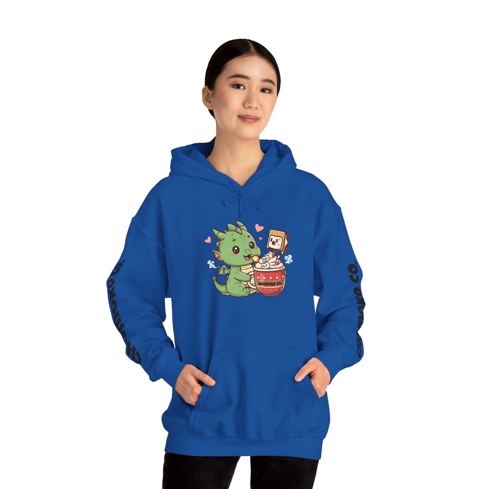 Koda eating Sugar cookies Unisex Heavy Blend™ Hooded Sweatshirt