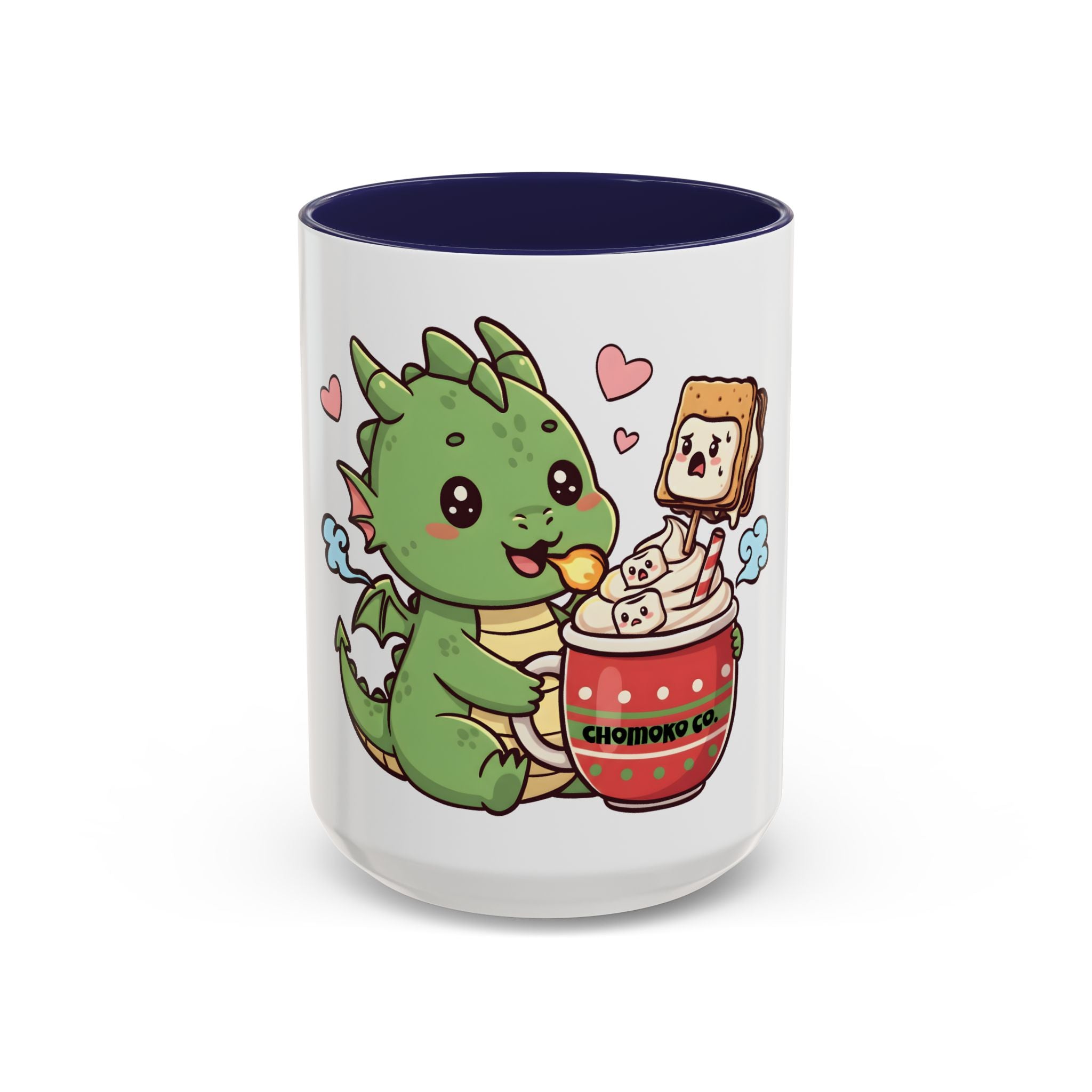 Rinzu drinking Hot chocolate Accent Coffee Mug (11, 15oz)