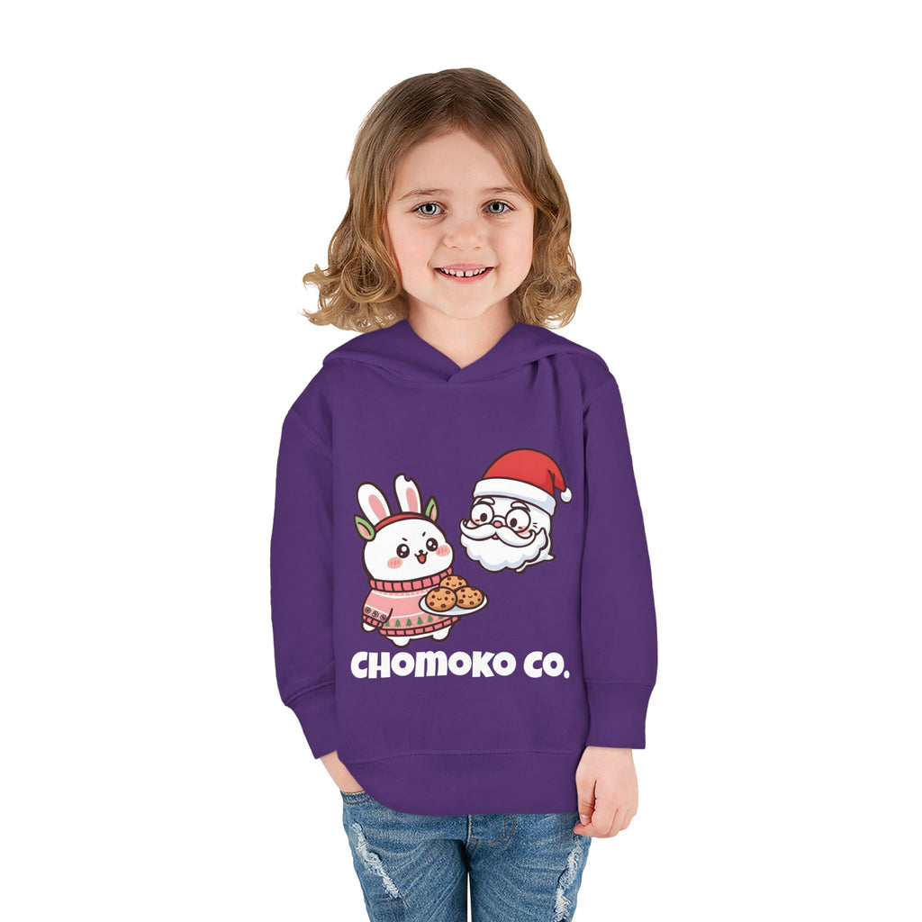 Chomoko and Santa Oji Toddler Pullover Fleece Hoodie
