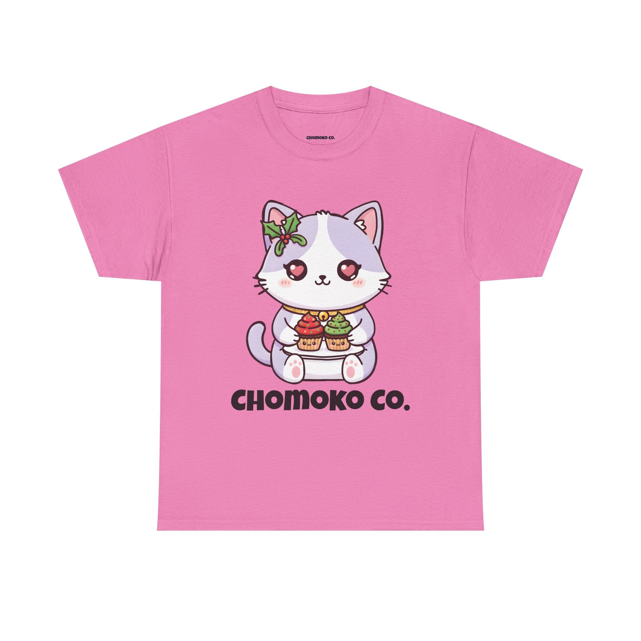 Nori with Christmas Cupcakes Sharing Tee | Christmas Cute Holiday Shirt