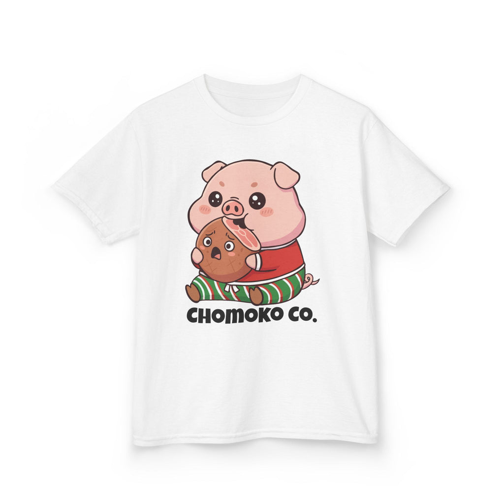 Okui in Christmas pajamas Kids Heavy Cotton™ Tee