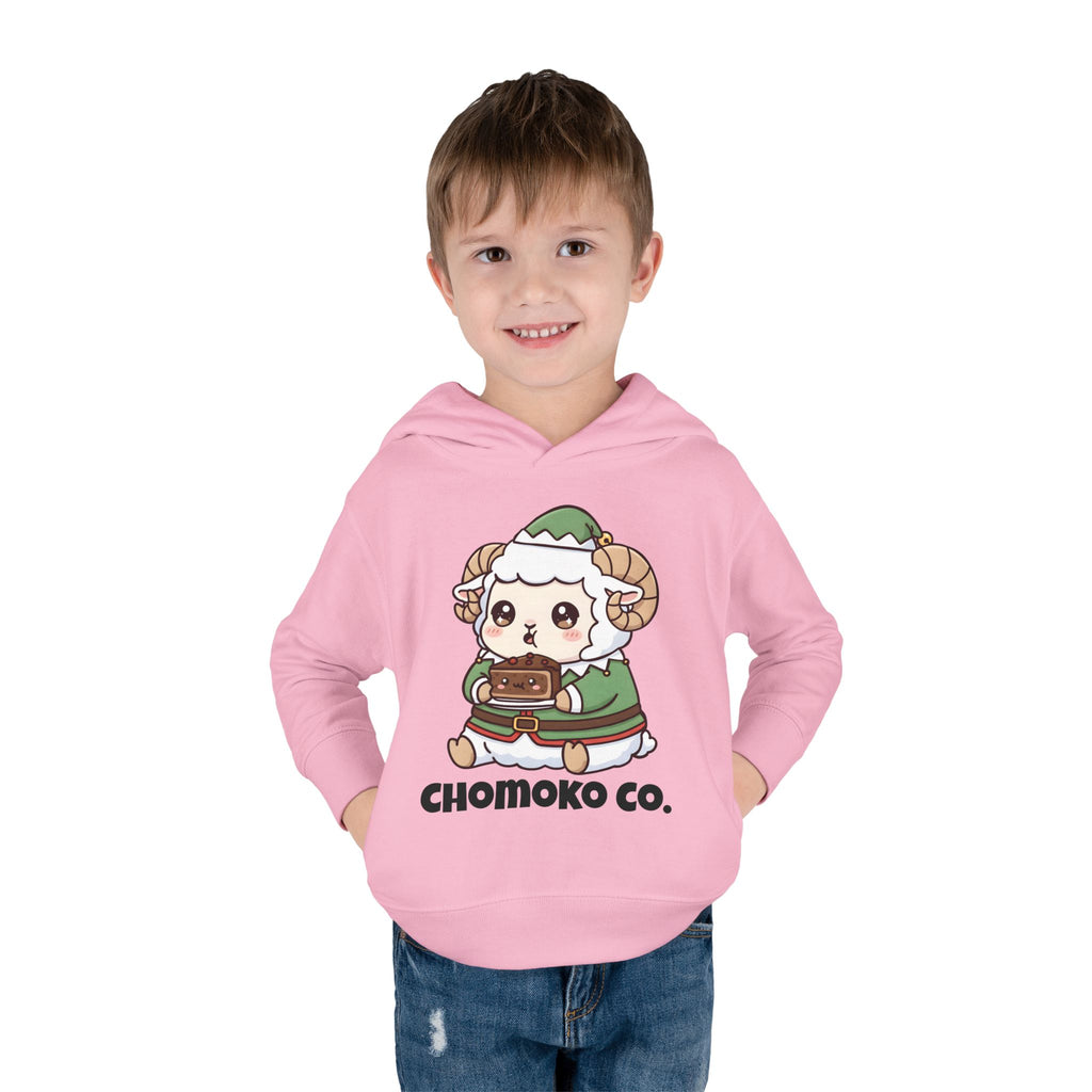 Bashi in an elf costume Toddler Pullover Fleece Hoodie