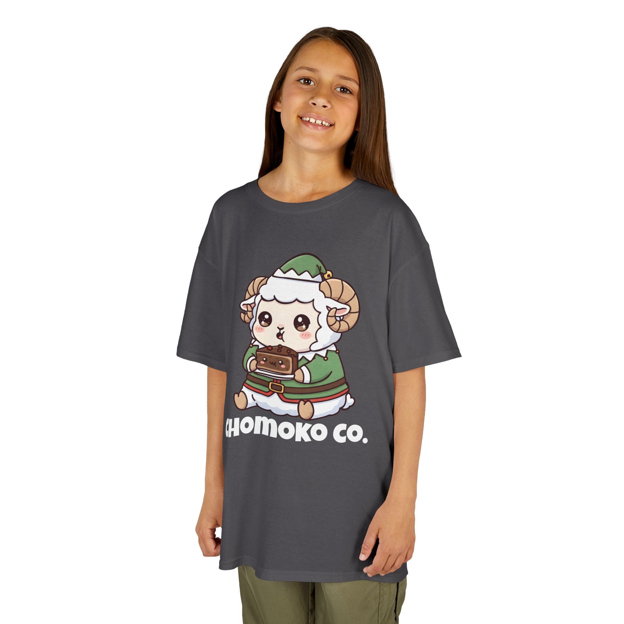Bashi in an elf costume Kids Heavy Cotton™ Tee