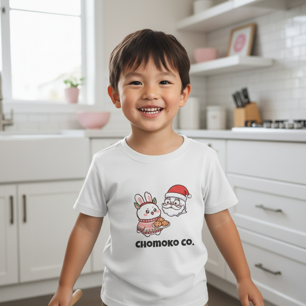 Chomoko and santa Oji Infant Fine Jersey Tee
