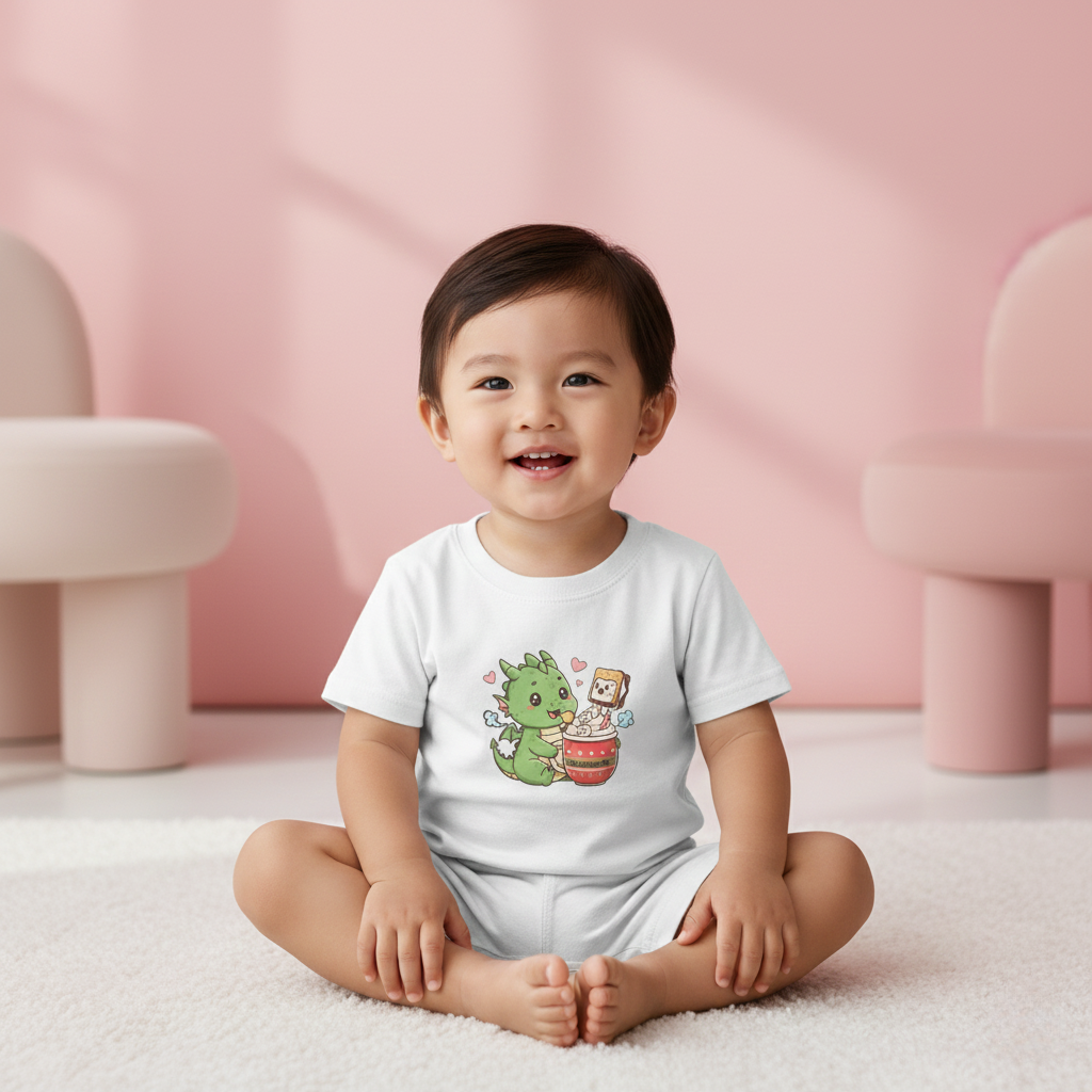 Rinzu with Smores Hot chocolate Infant Fine Jersey Tee