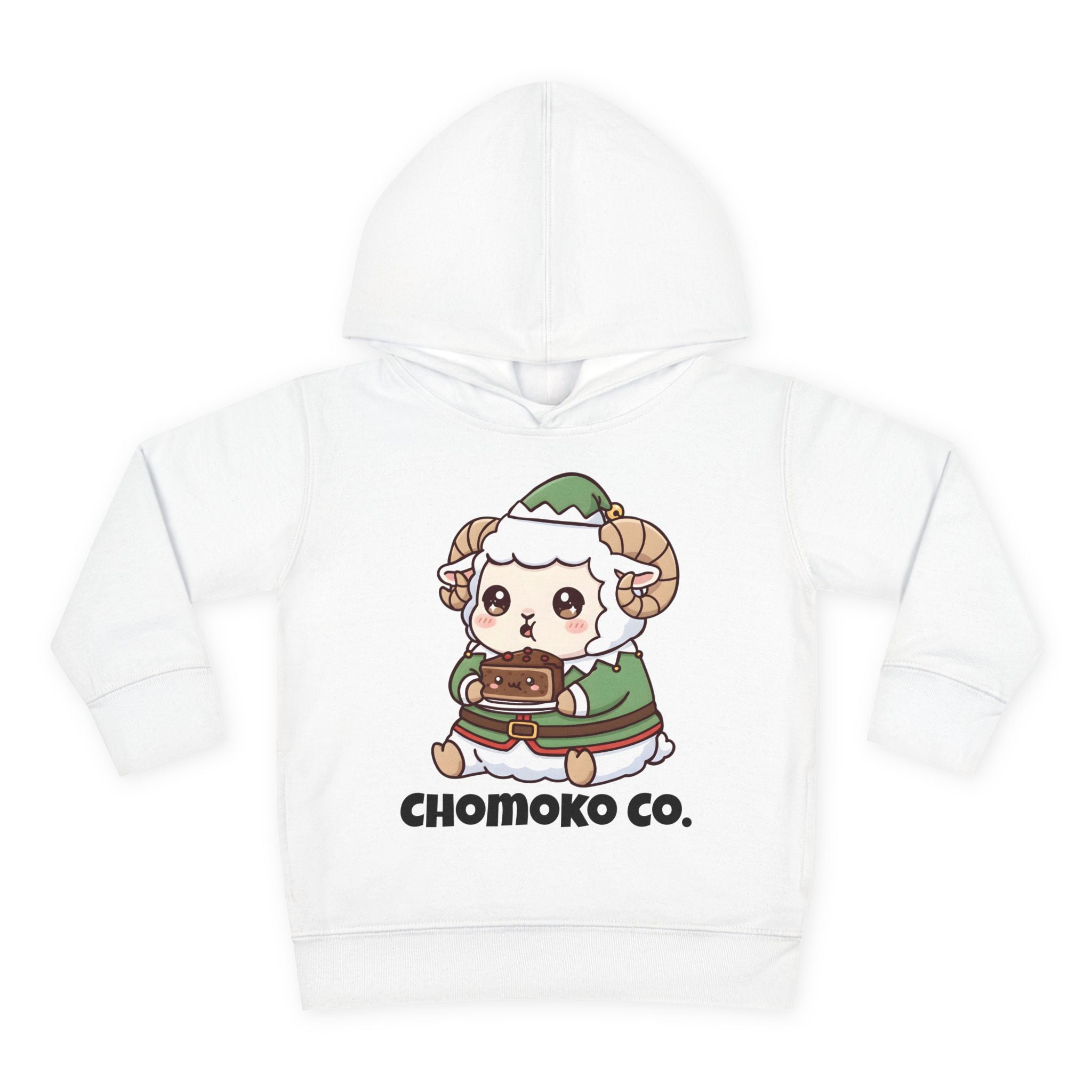 Bashi in an elf costume Toddler Pullover Fleece Hoodie