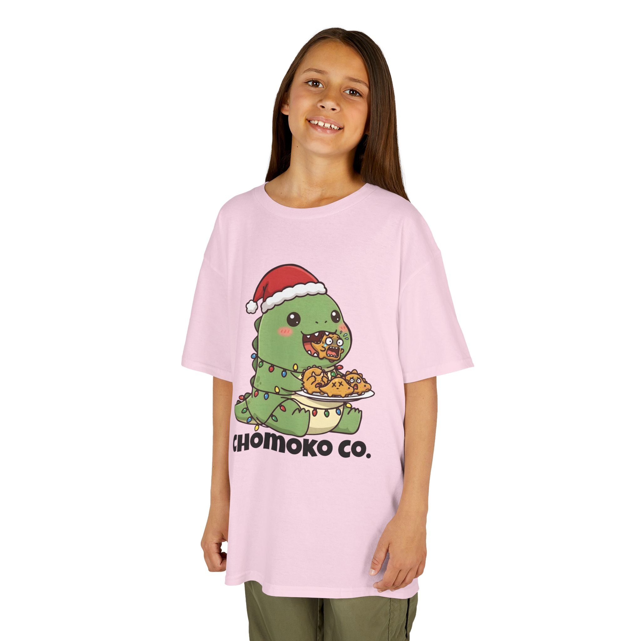 Tatsu with Christmas lights Kids Heavy Cotton™ Tee