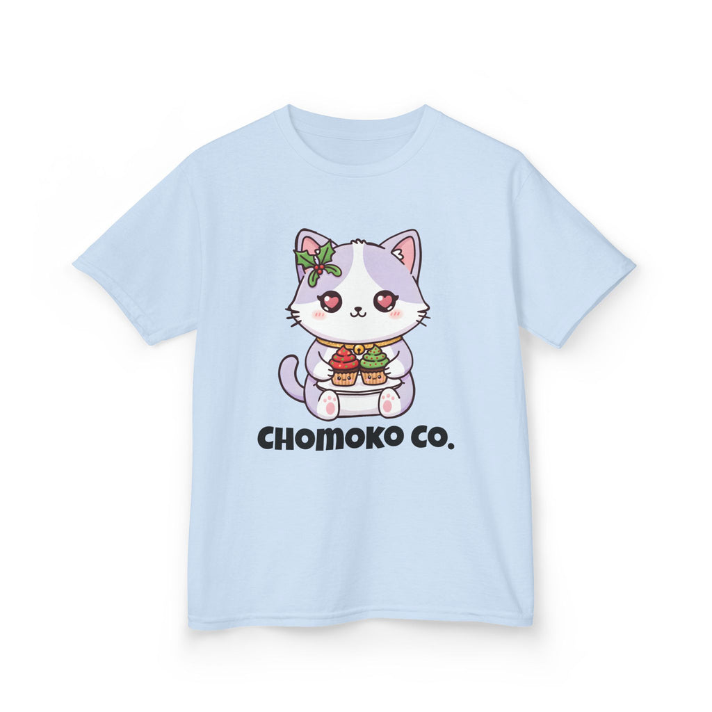 Nori with Christmas Cupcakes Kids Heavy Cotton™ Tee