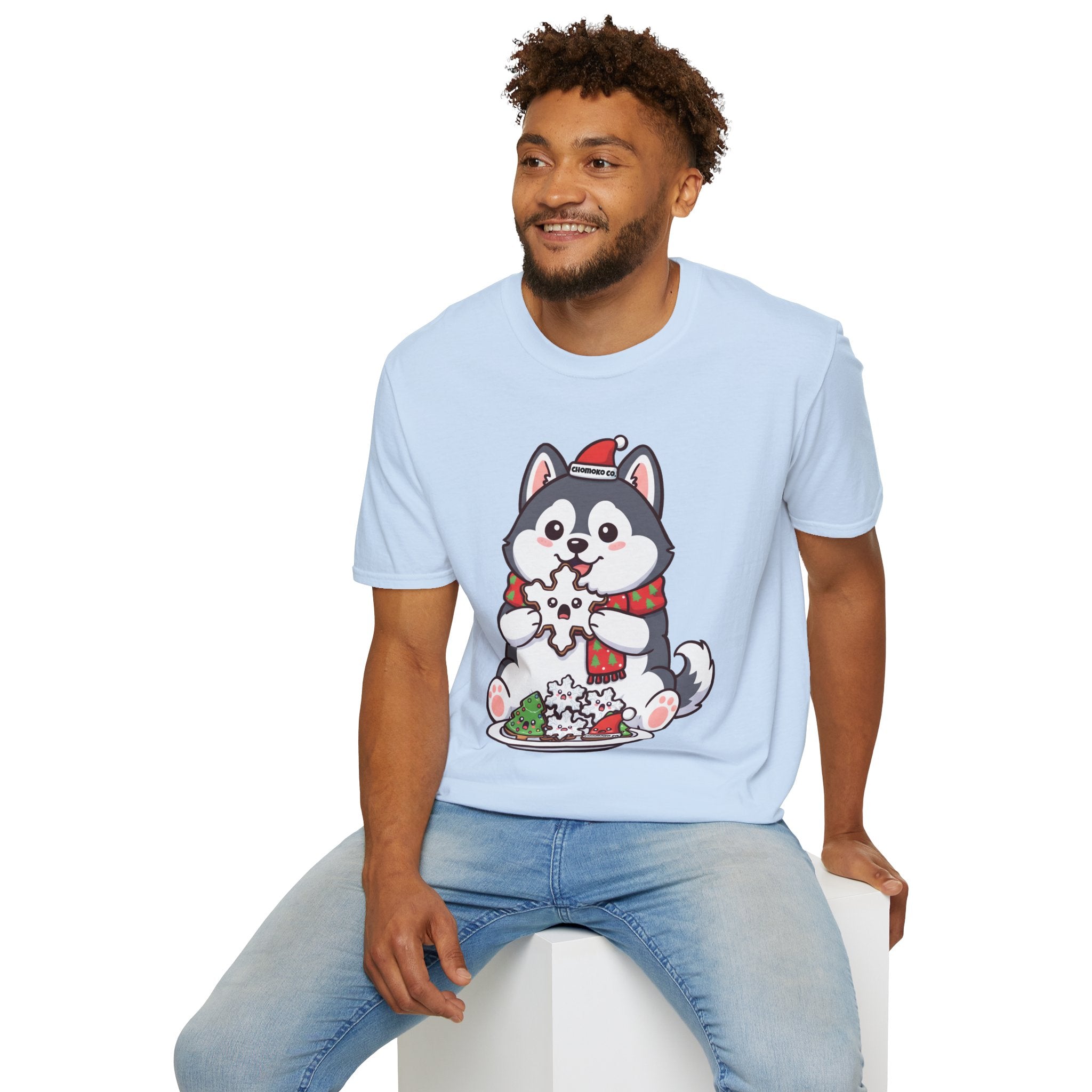 Koda eating Sugar cookies Unisex Softstyle T-Shirt