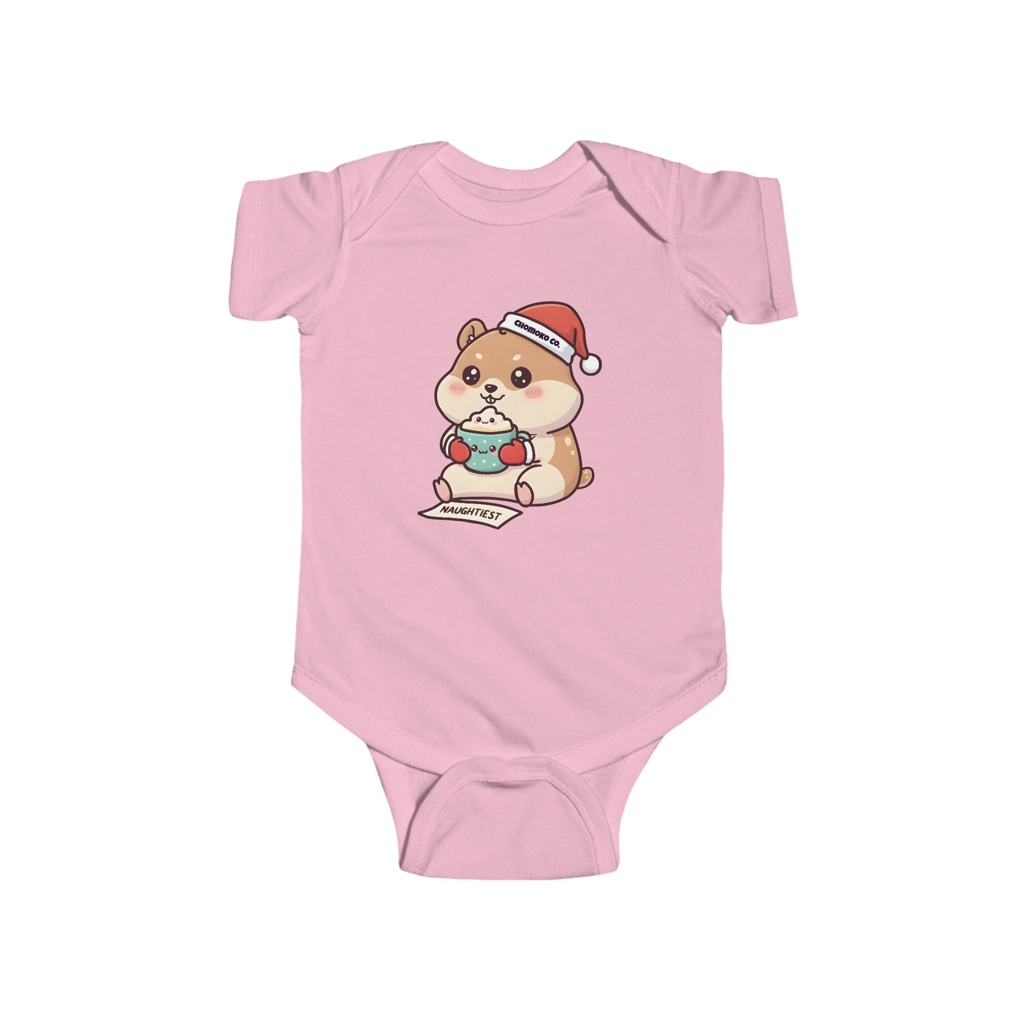 Atsu drinking Eggnog Infant Fine Jersey Bodysuit