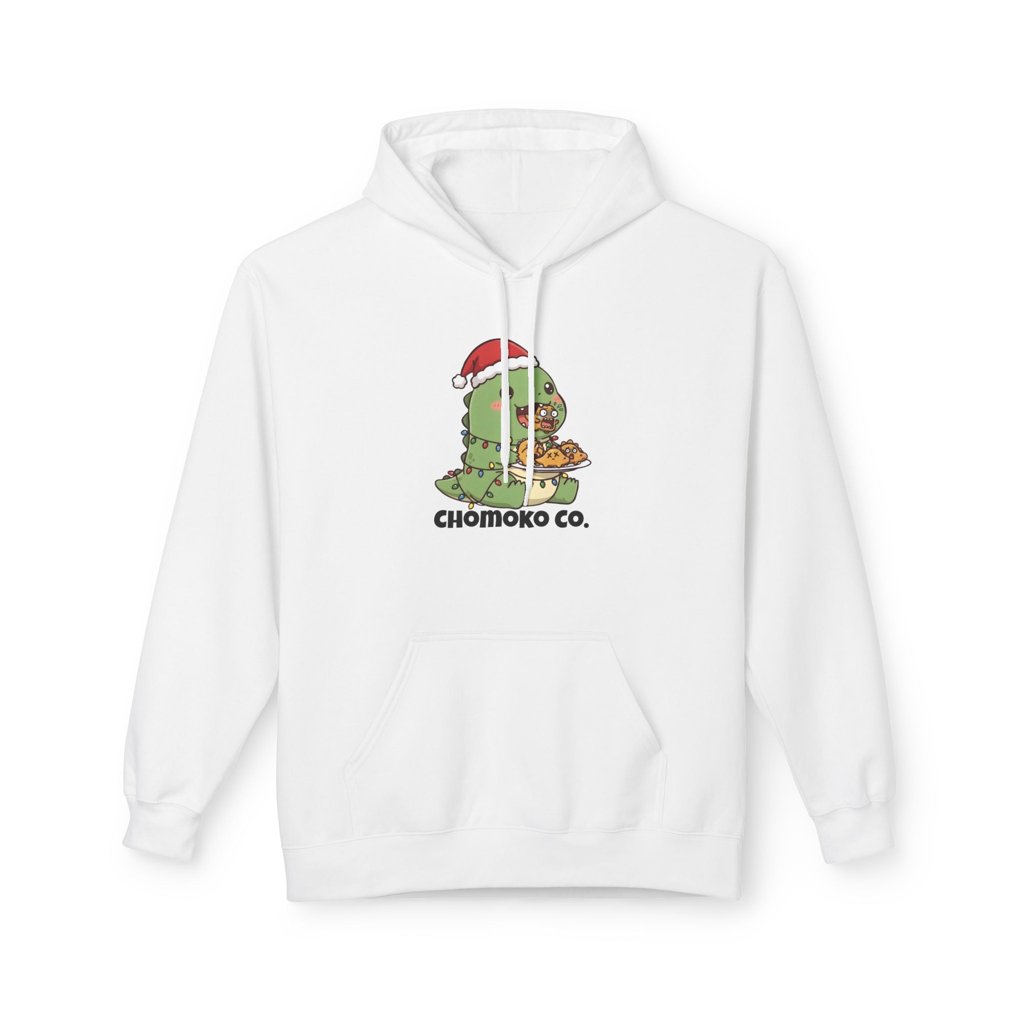 Tatsu with Christmas lights Unisex Midweight Softstyle Fleece Hoodie