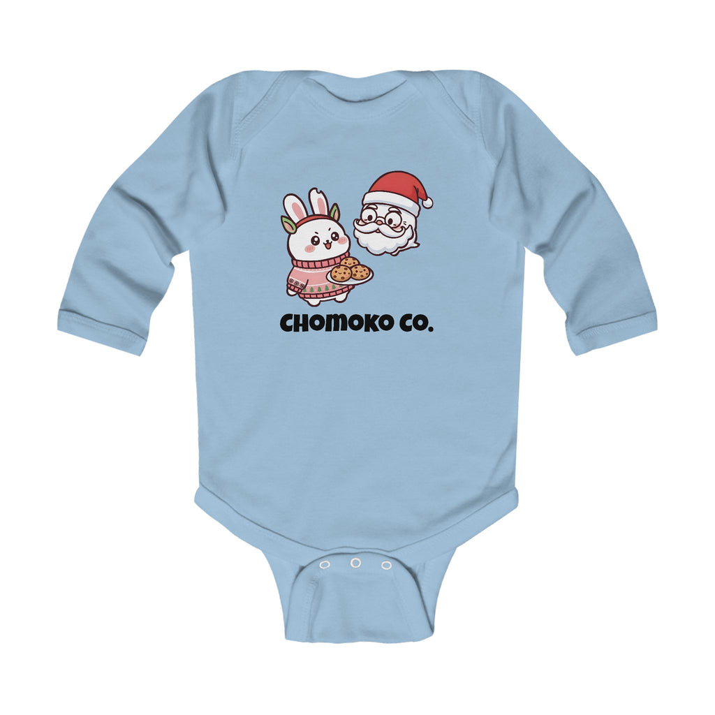 Chomoko and Santa Oji Infant Long Sleeve Bodysuit