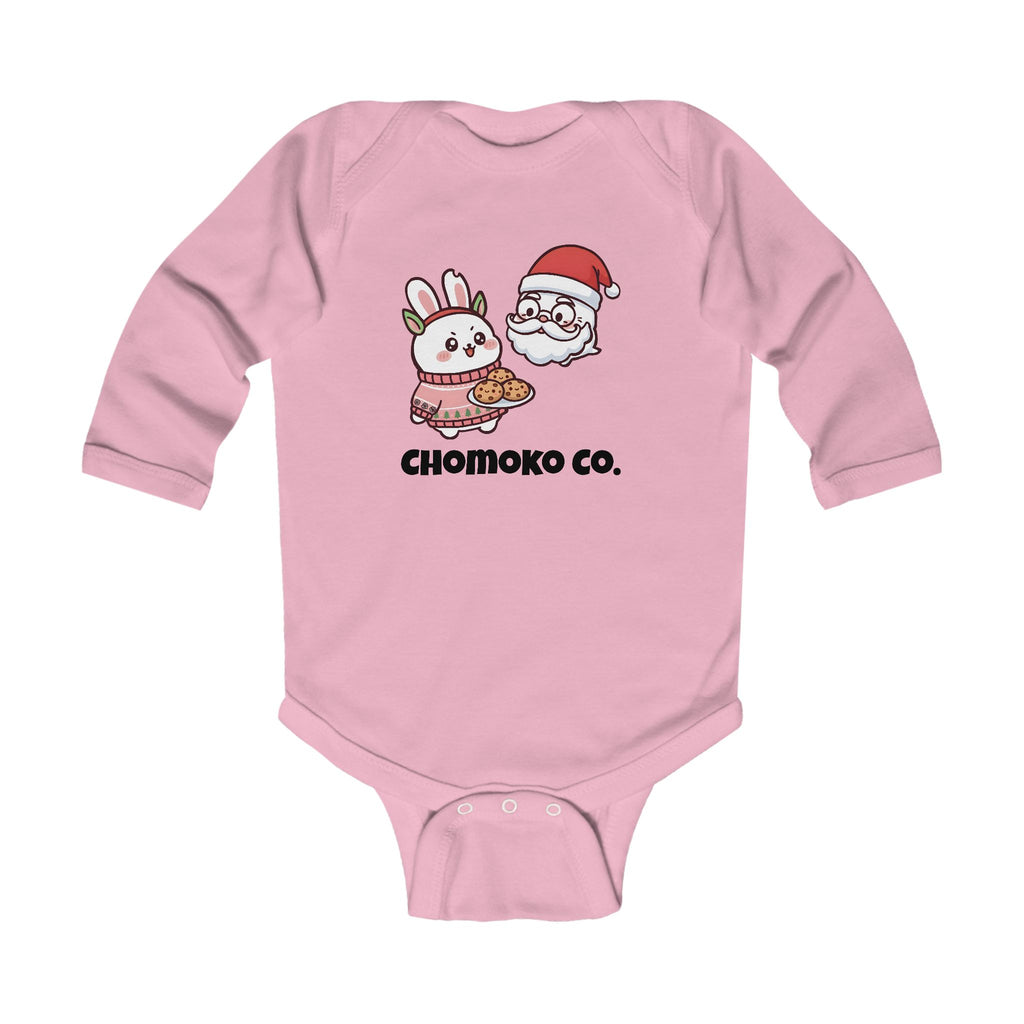 Chomoko and Santa Oji Infant Long Sleeve Bodysuit