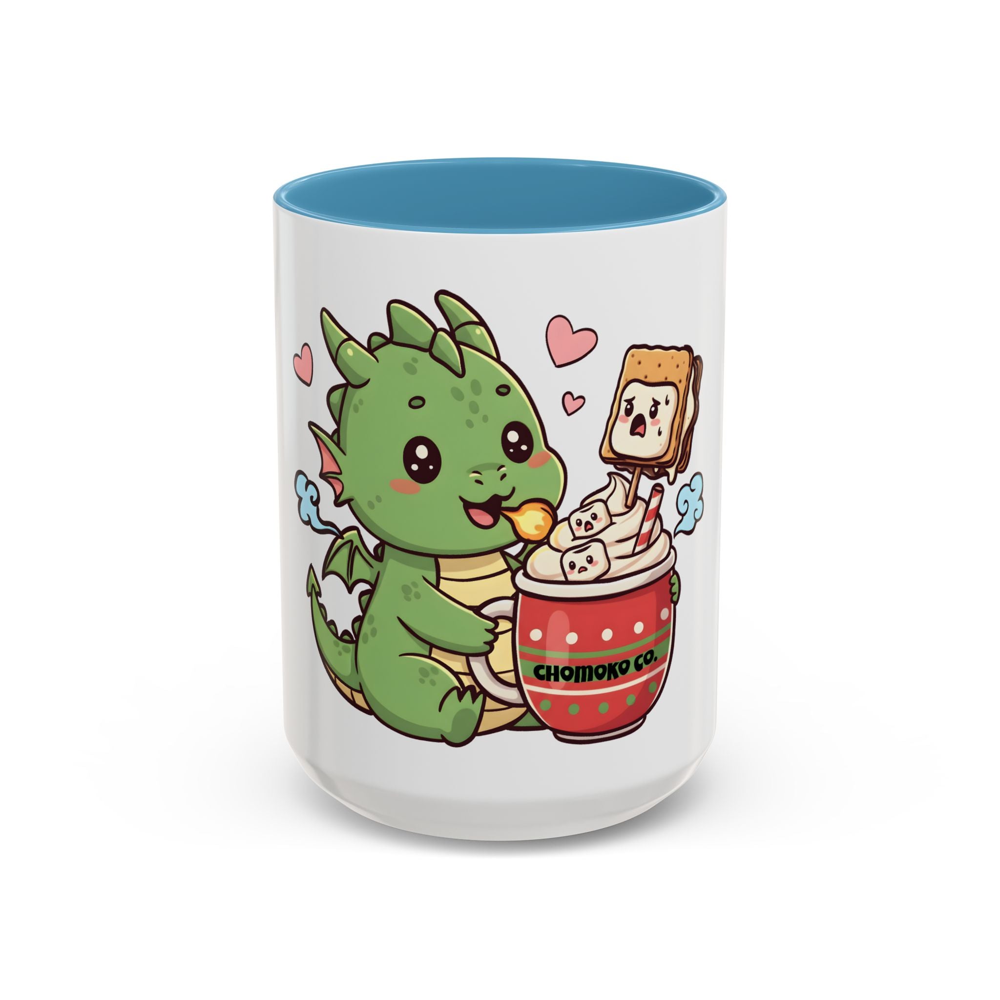 Rinzu drinking Hot chocolate Accent Coffee Mug (11, 15oz)