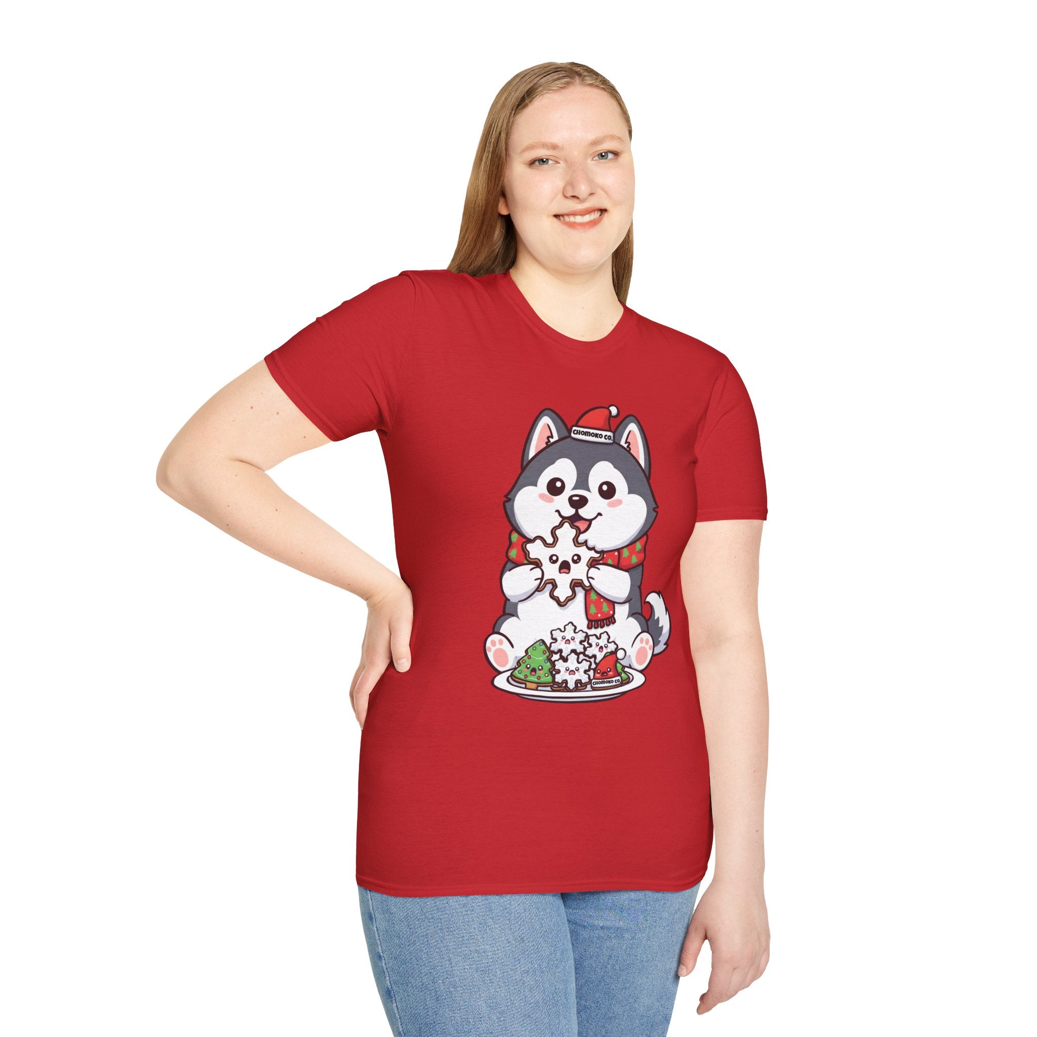 Koda eating Sugar cookies Unisex Softstyle T-Shirt