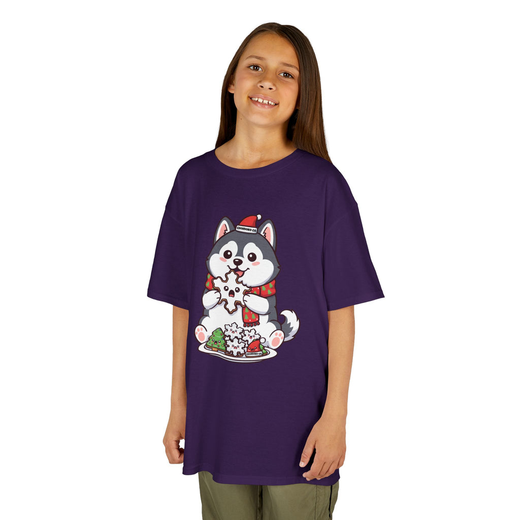 Koda eating Sugar cookies Kids Heavy Cotton™ Tee