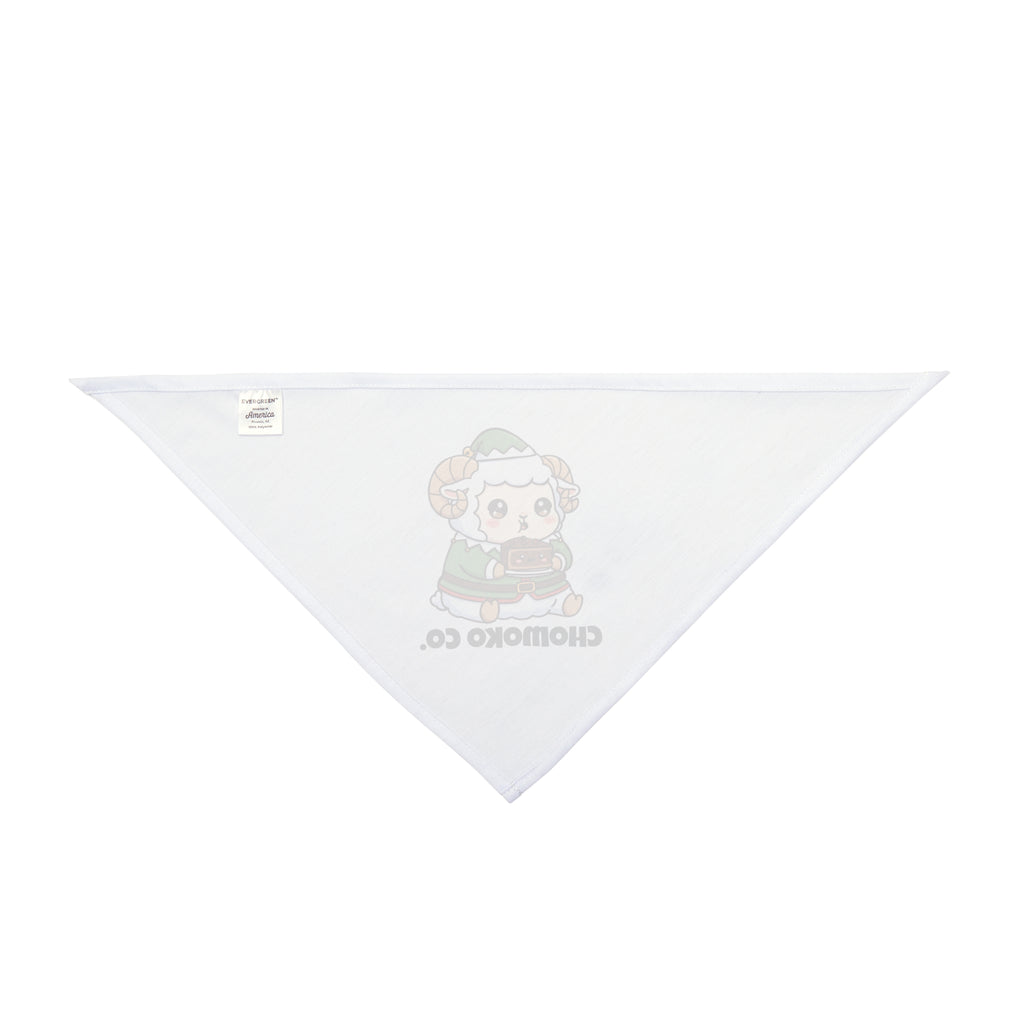 Bashi in an elf costume Pet Bandana