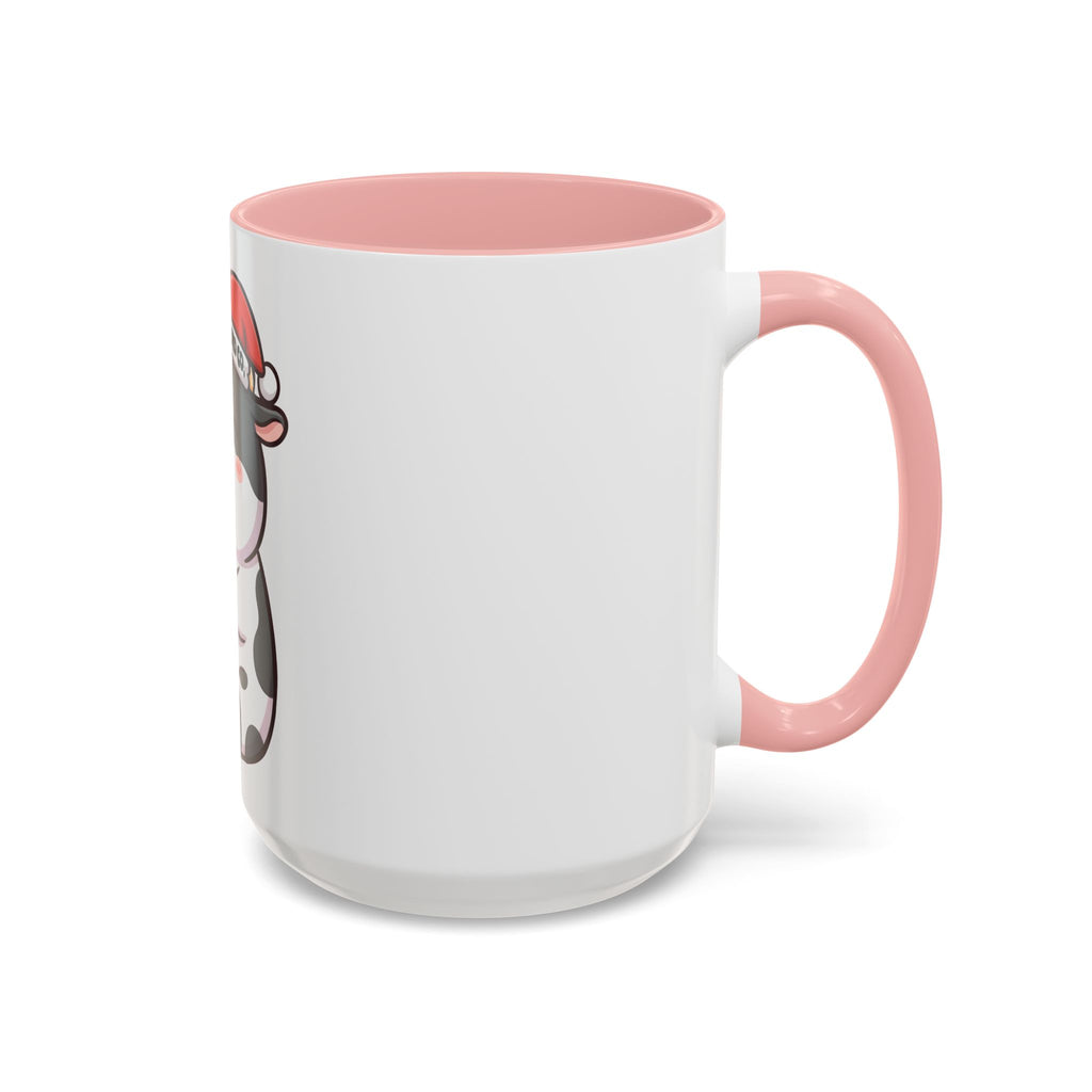 Kolby with Santa hat Accent Coffee Mug (11, 15oz)