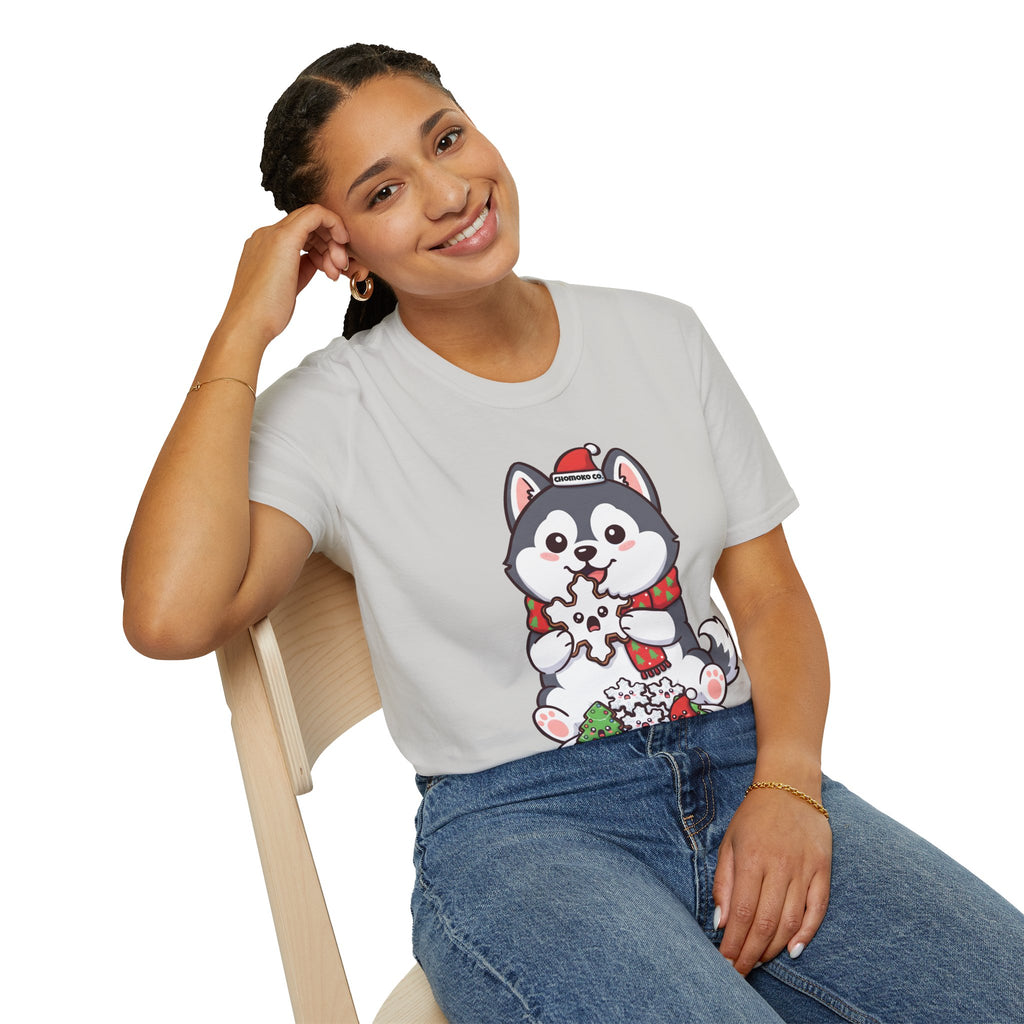 Koda eating Sugar cookies Unisex Softstyle T-Shirt