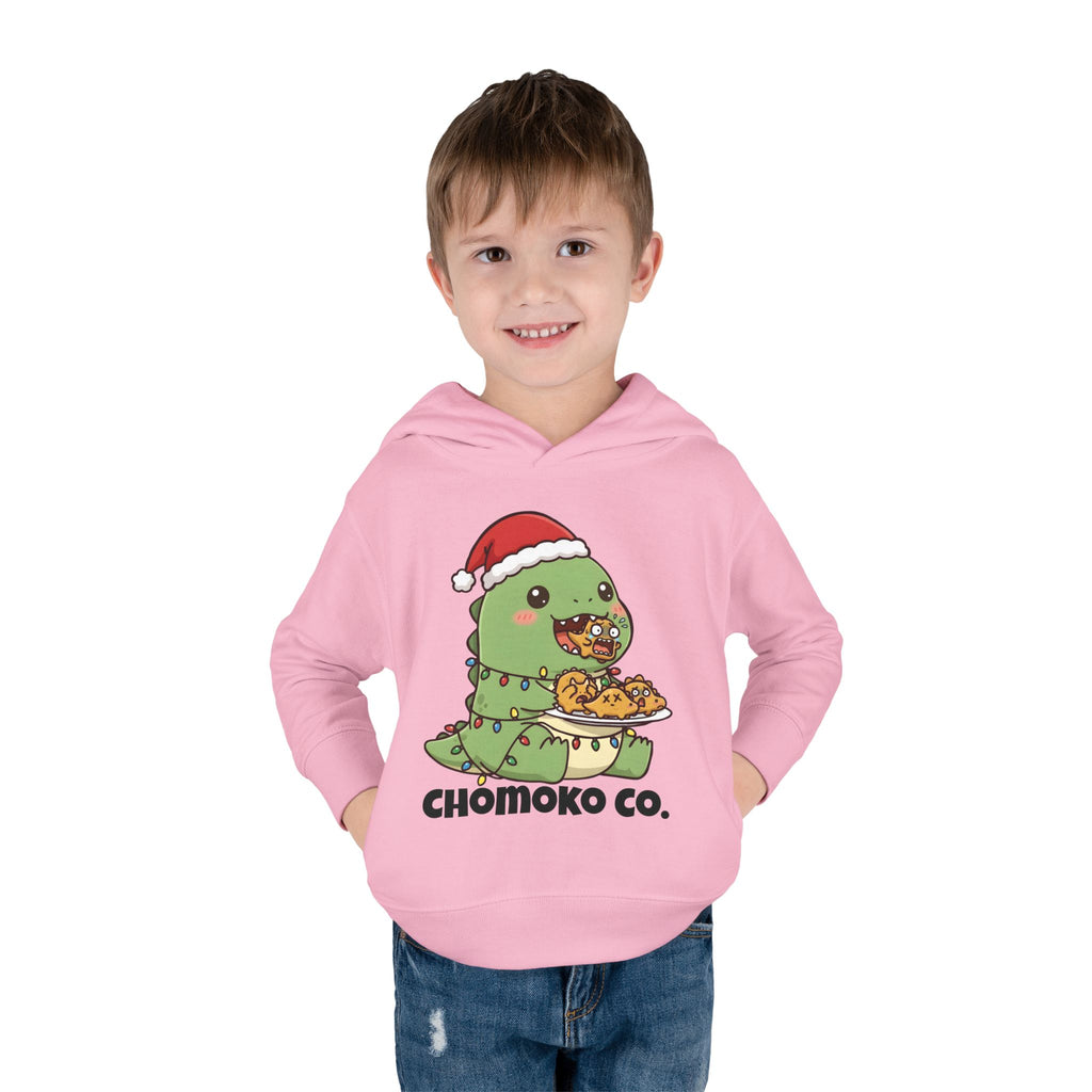Tatsu with Christmas lights Toddler Pullover Fleece Hoodie