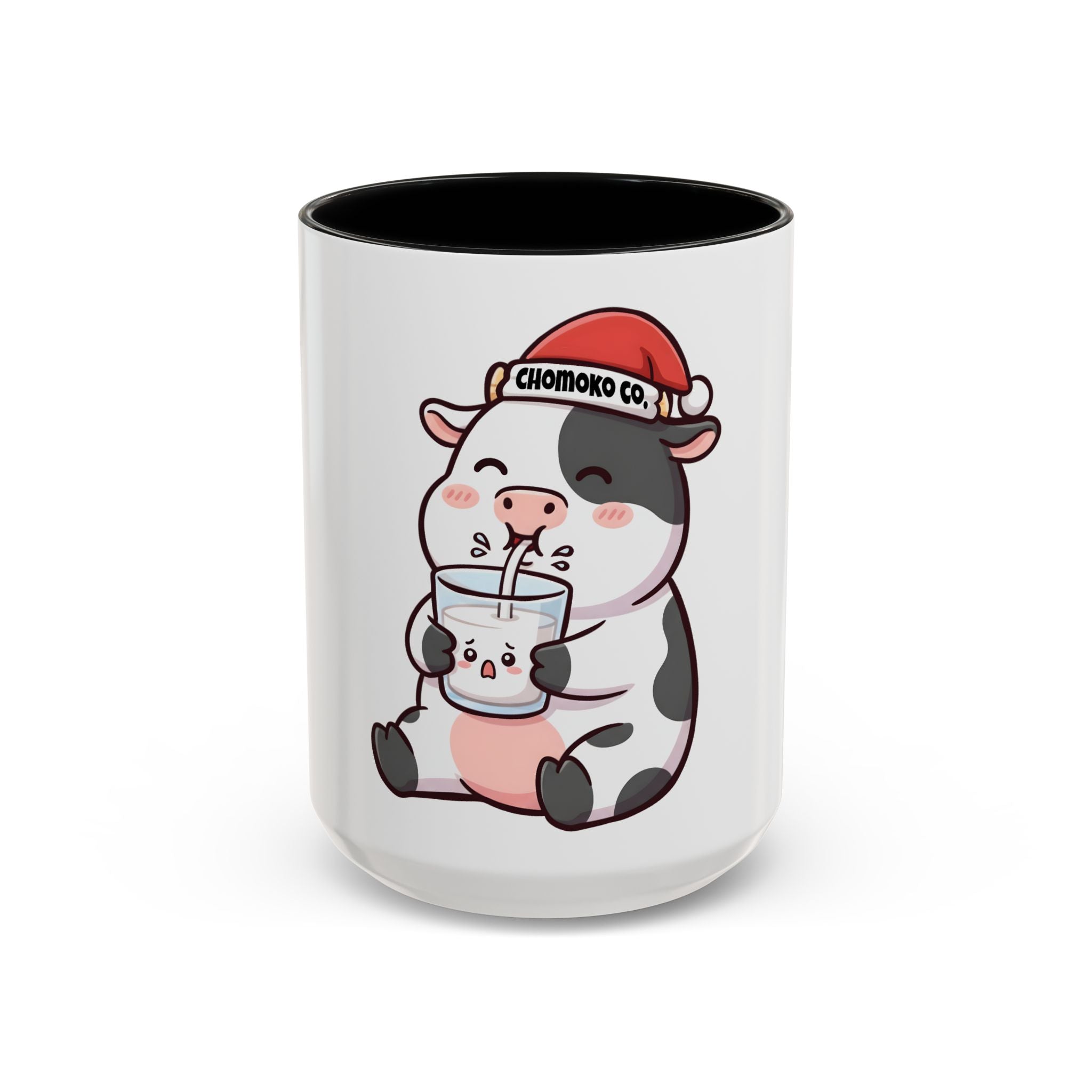 Kolby with Santa hat Accent Coffee Mug (11, 15oz)