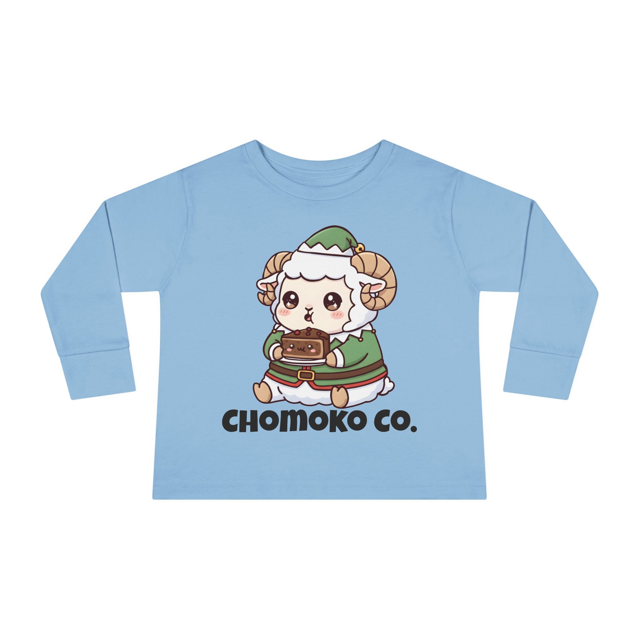 Bashi in an elf costume Toddler Long Sleeve Tee