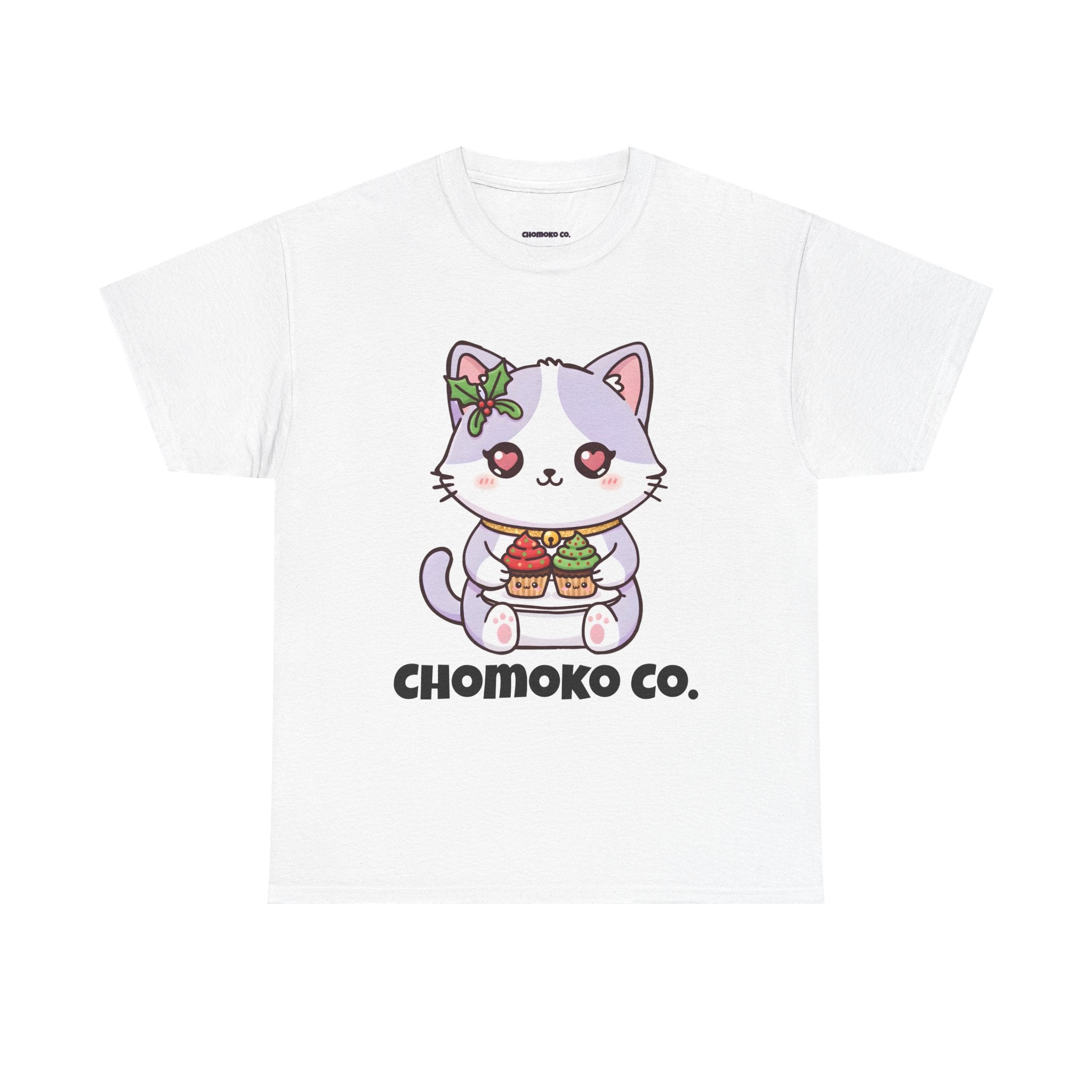 Nori with Christmas Cupcakes Sharing Tee | Christmas Cute Holiday Shirt