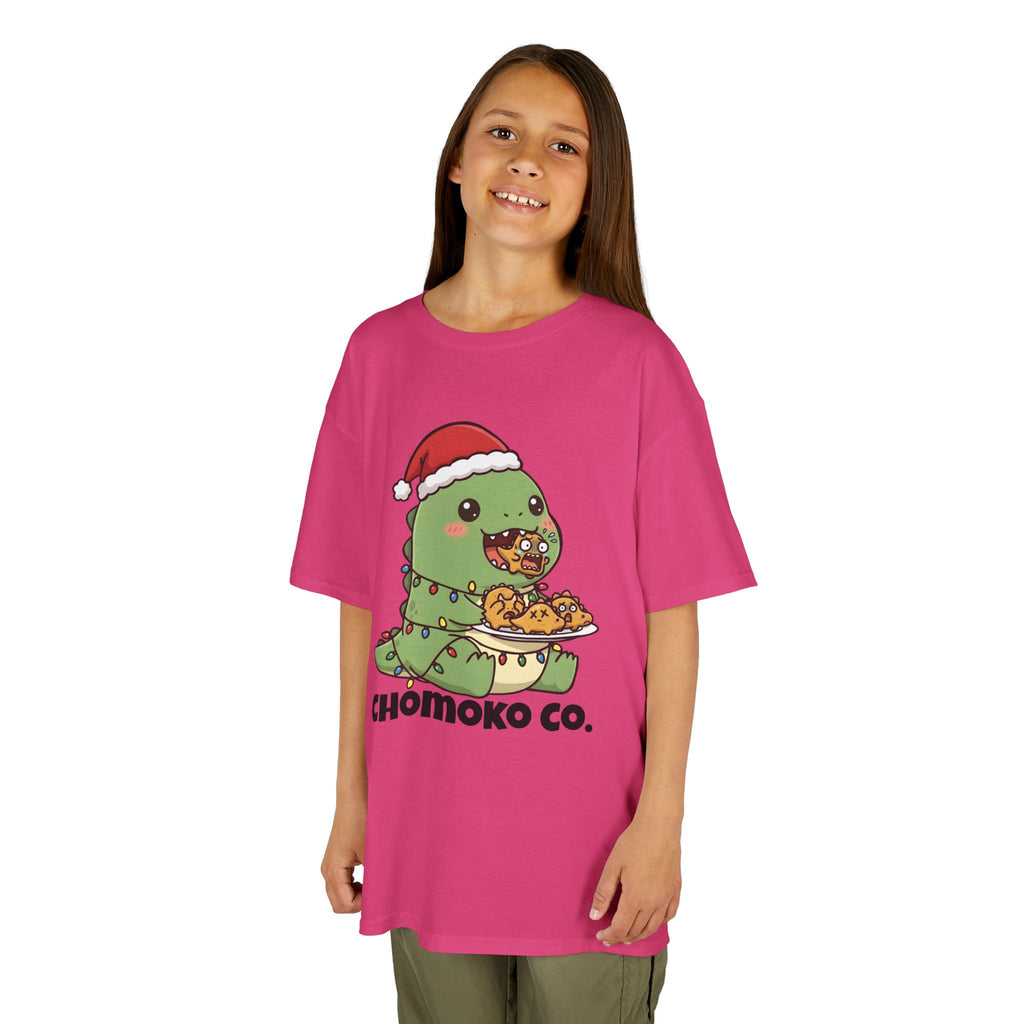 Tatsu with Christmas lights Kids Heavy Cotton™ Tee